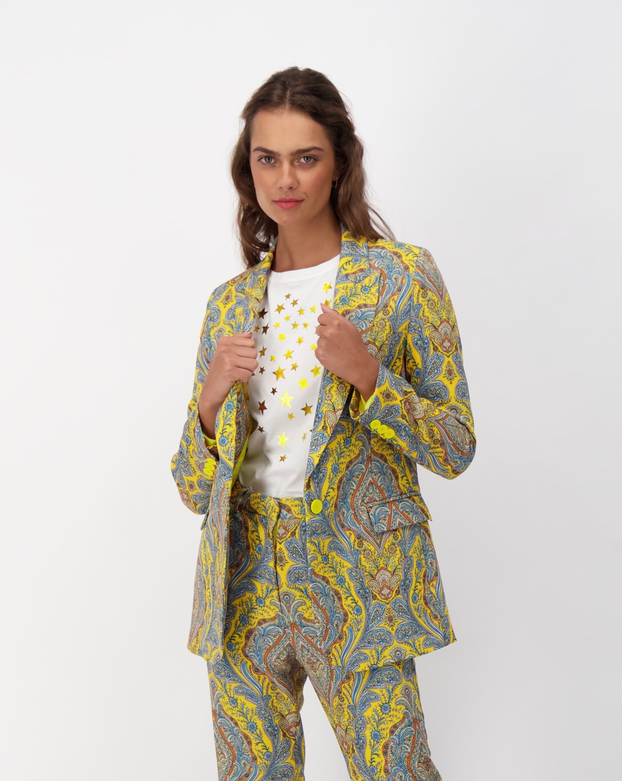 Women's paisley clearance blazers