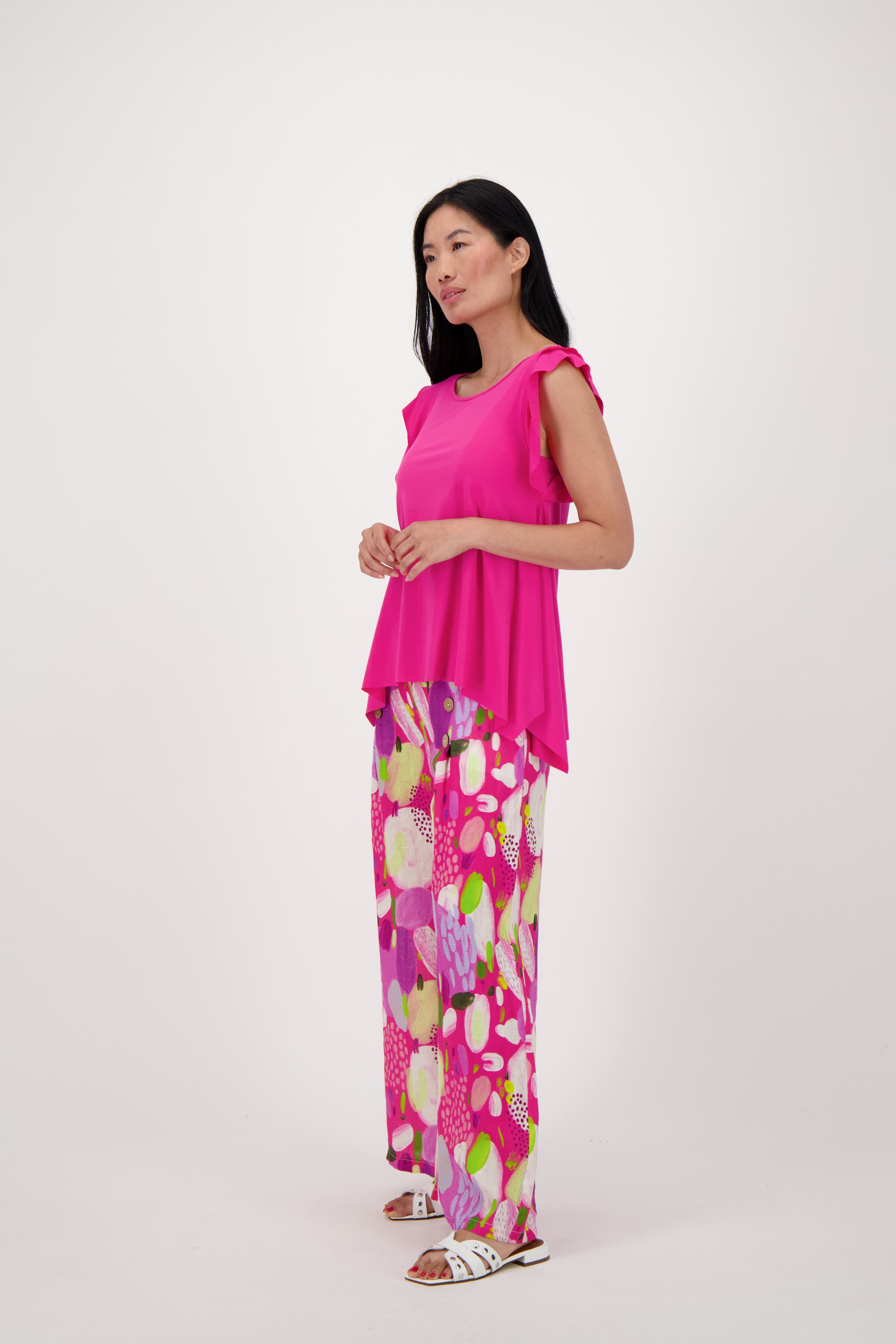 Ruffle Sleeve Summer Swing Top