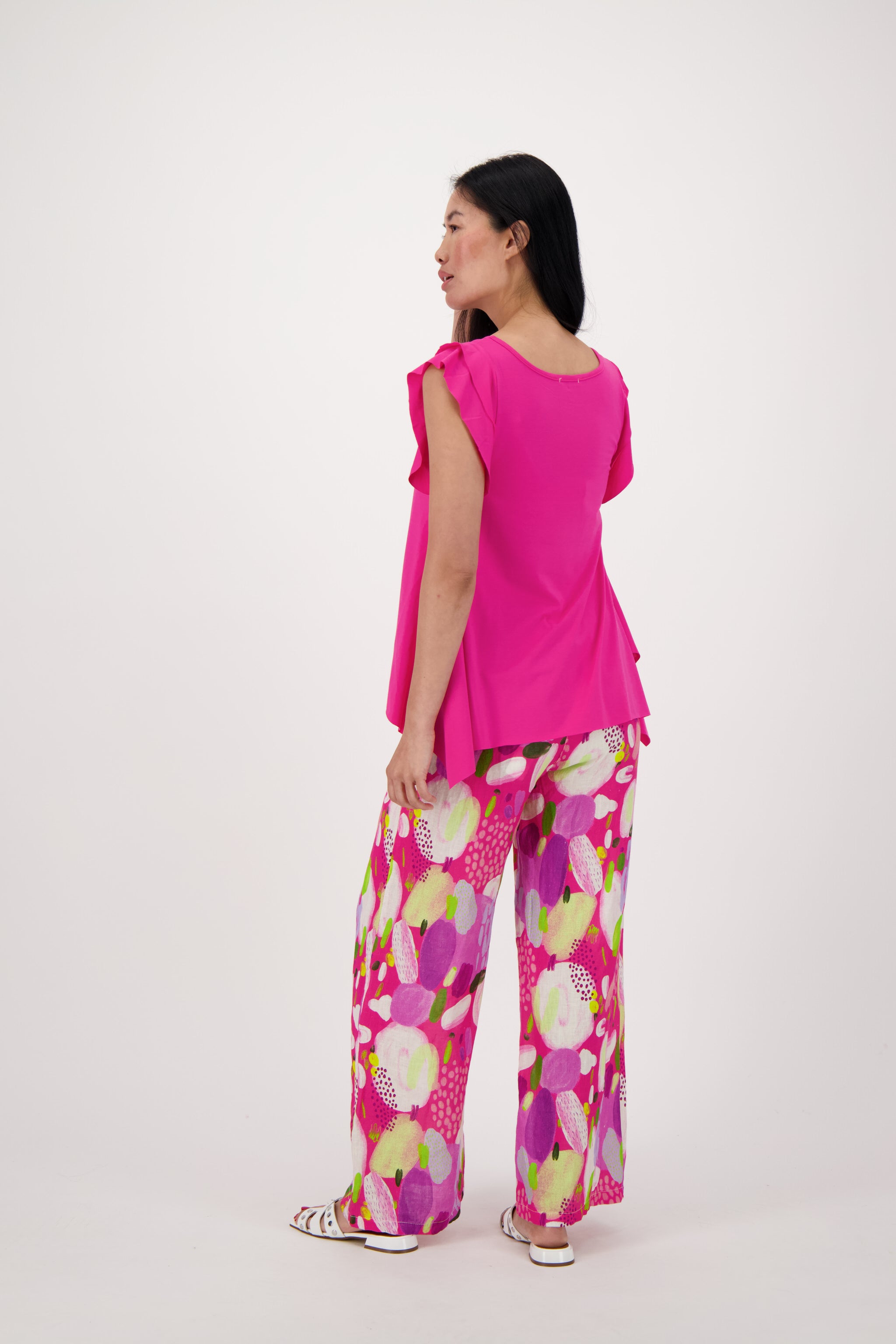 Ruffle Sleeve Summer Swing Top