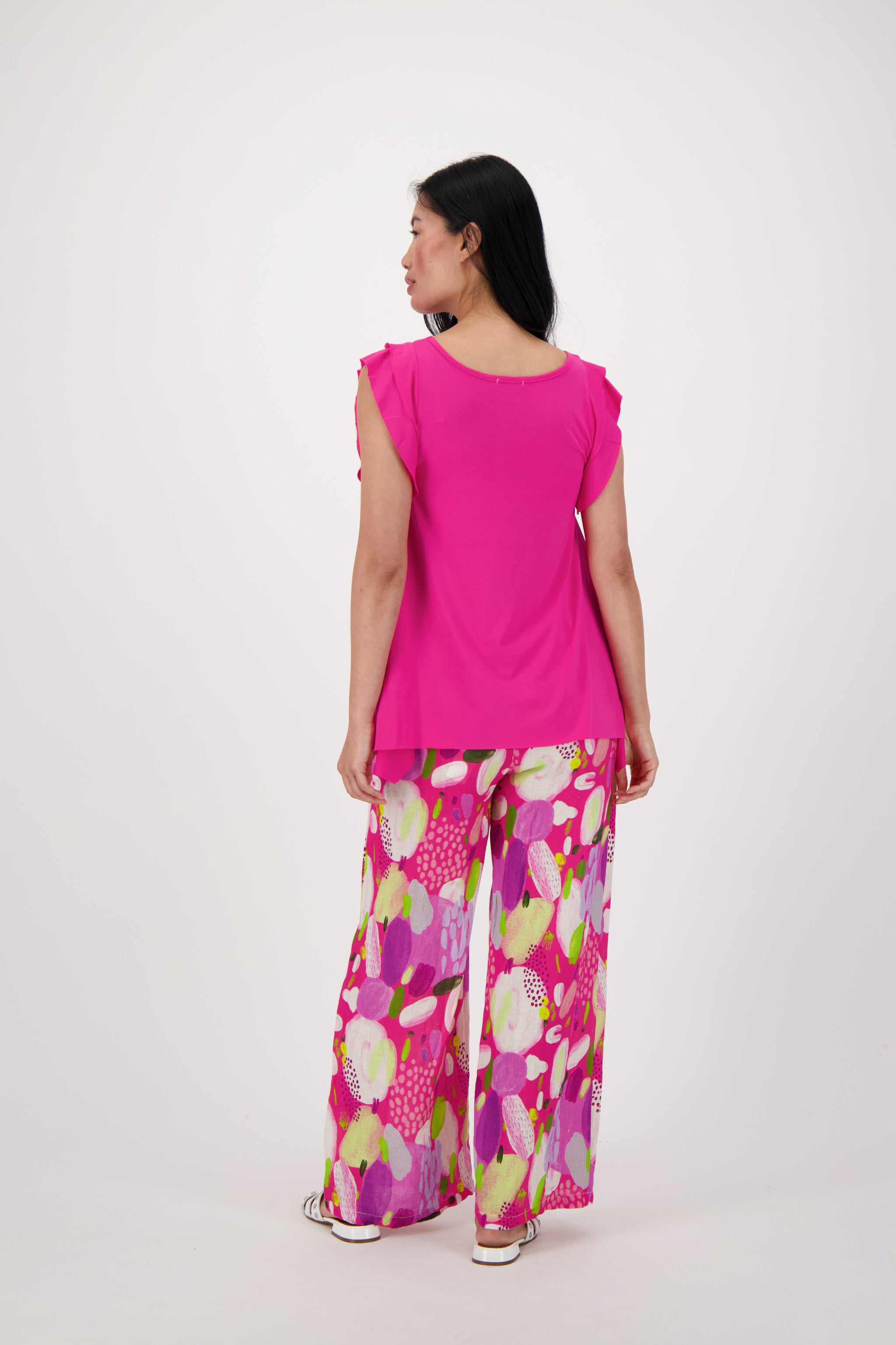 Ruffle Sleeve Summer Swing Top