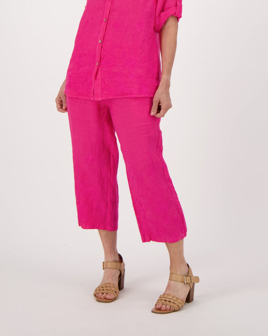 Pull On Linen Pant