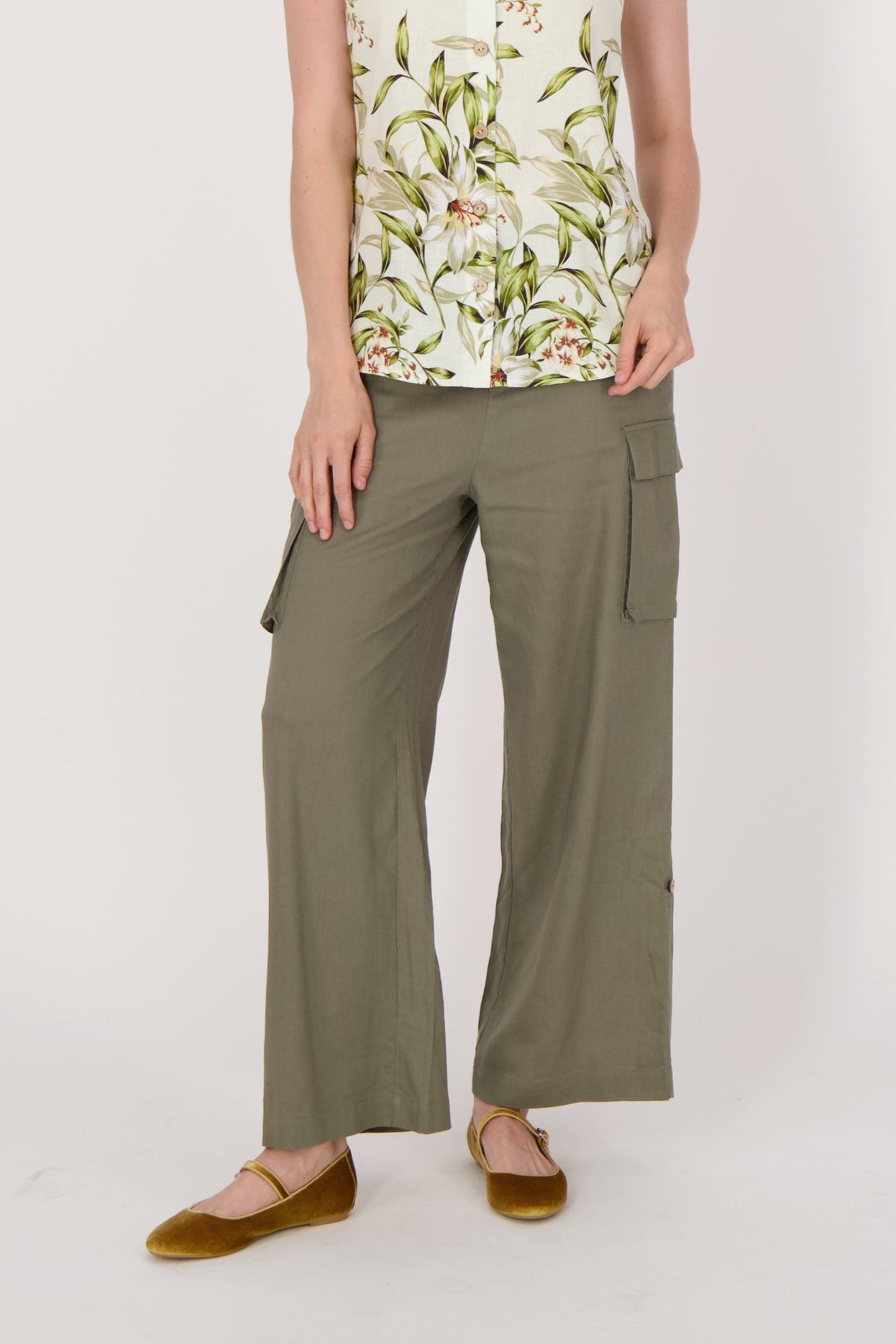 Wide Leg Cargo Pant