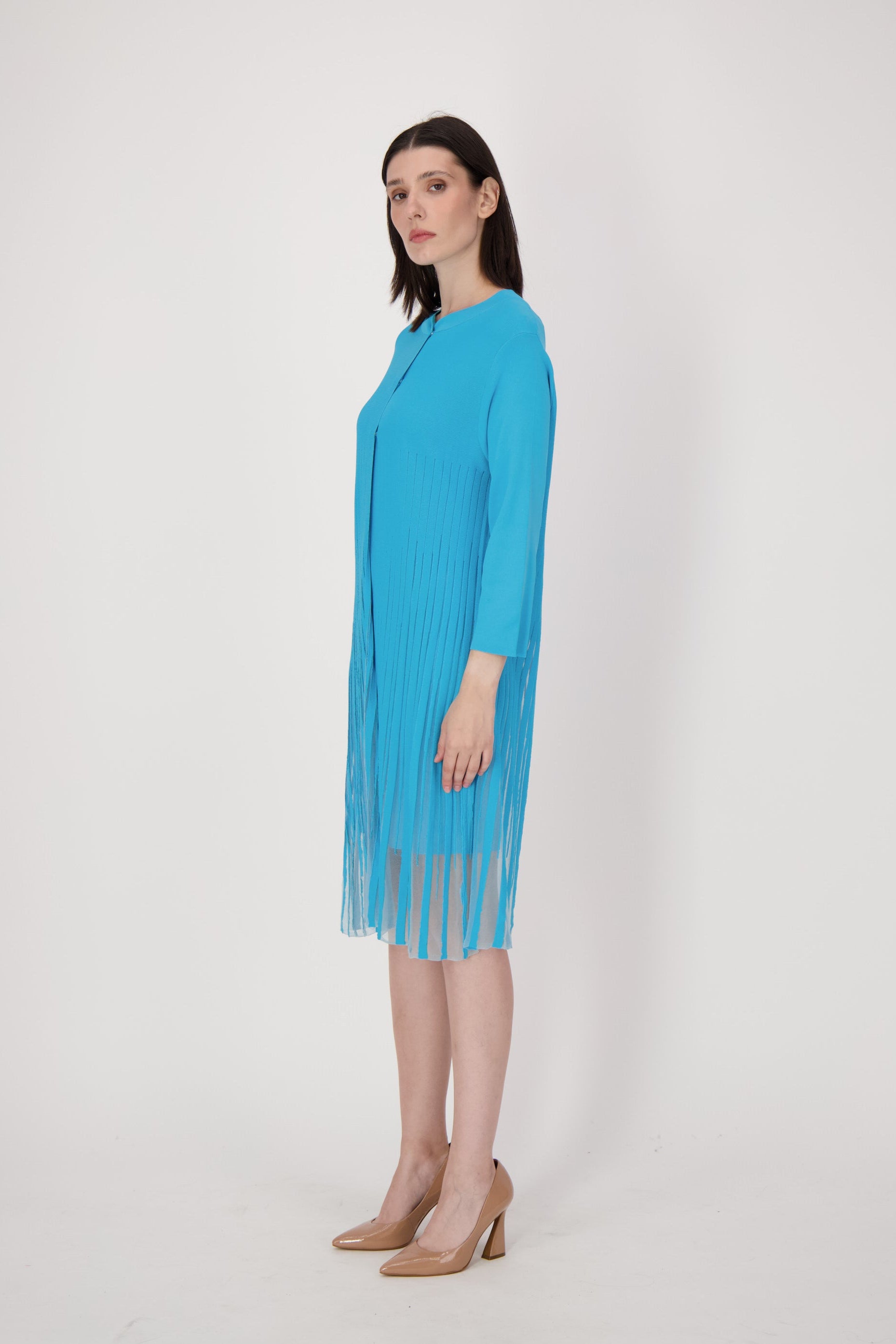 Lattice Stitched Layered Dress