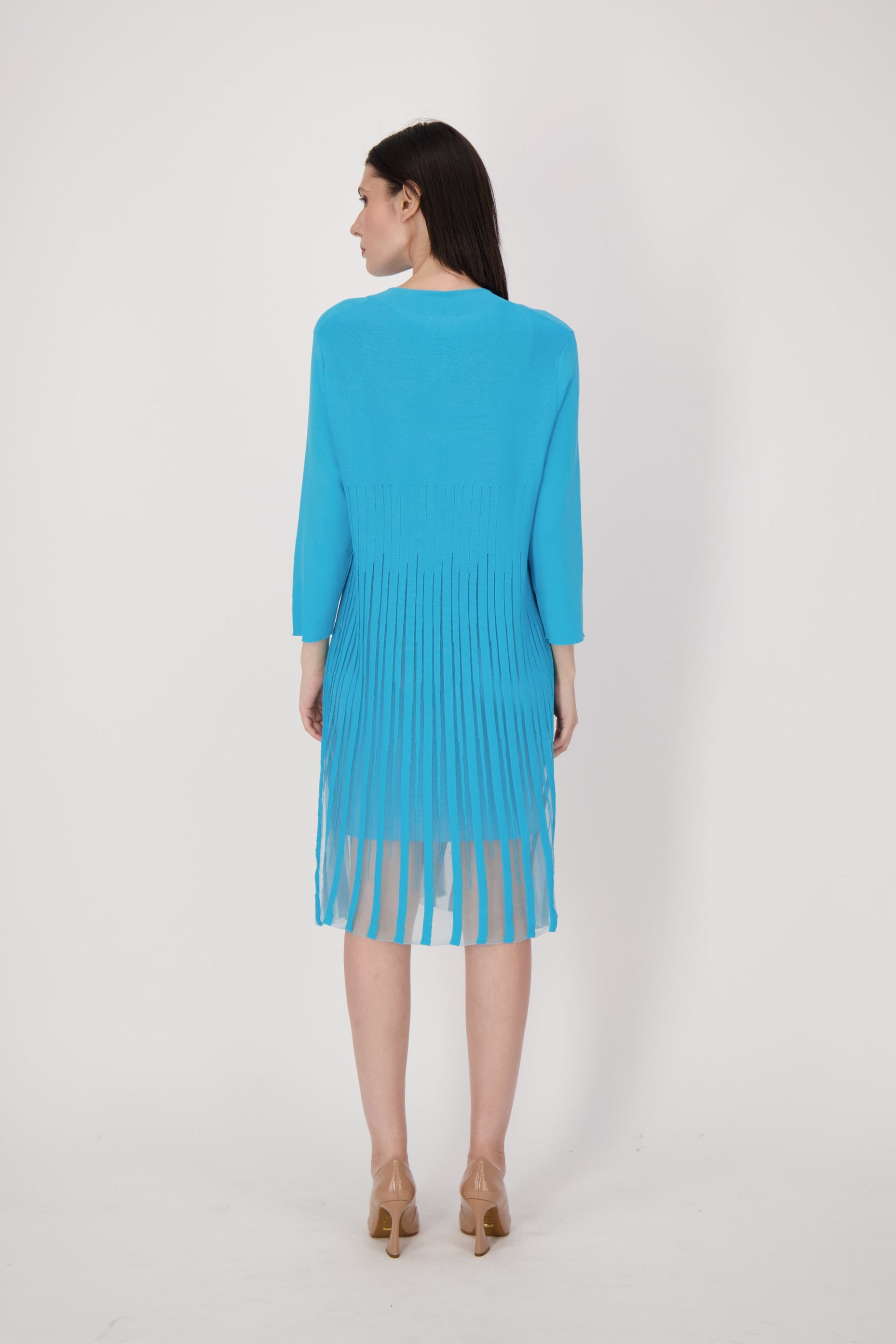 Lattice Stitched Layered Dress
