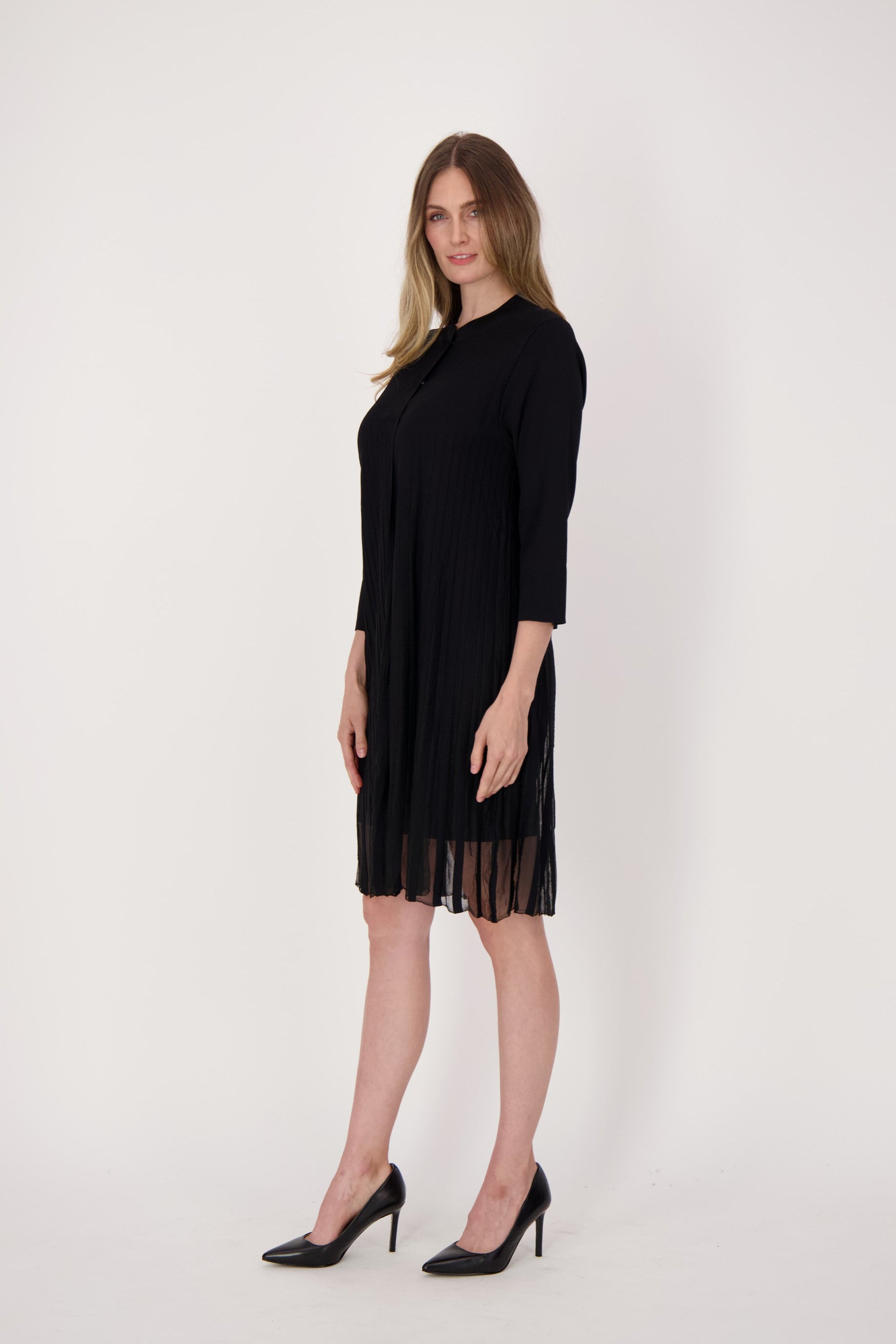 Lattice Stitched Layered Dress