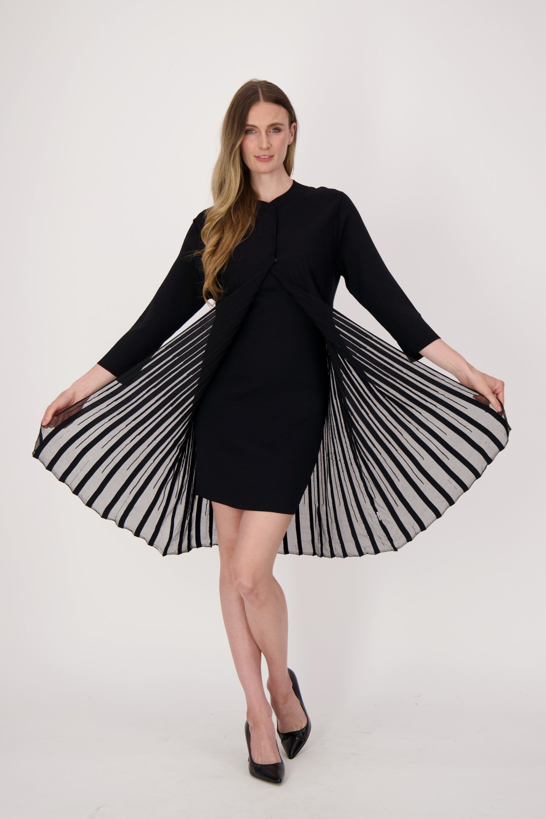 Lattice Stitched Layered Dress