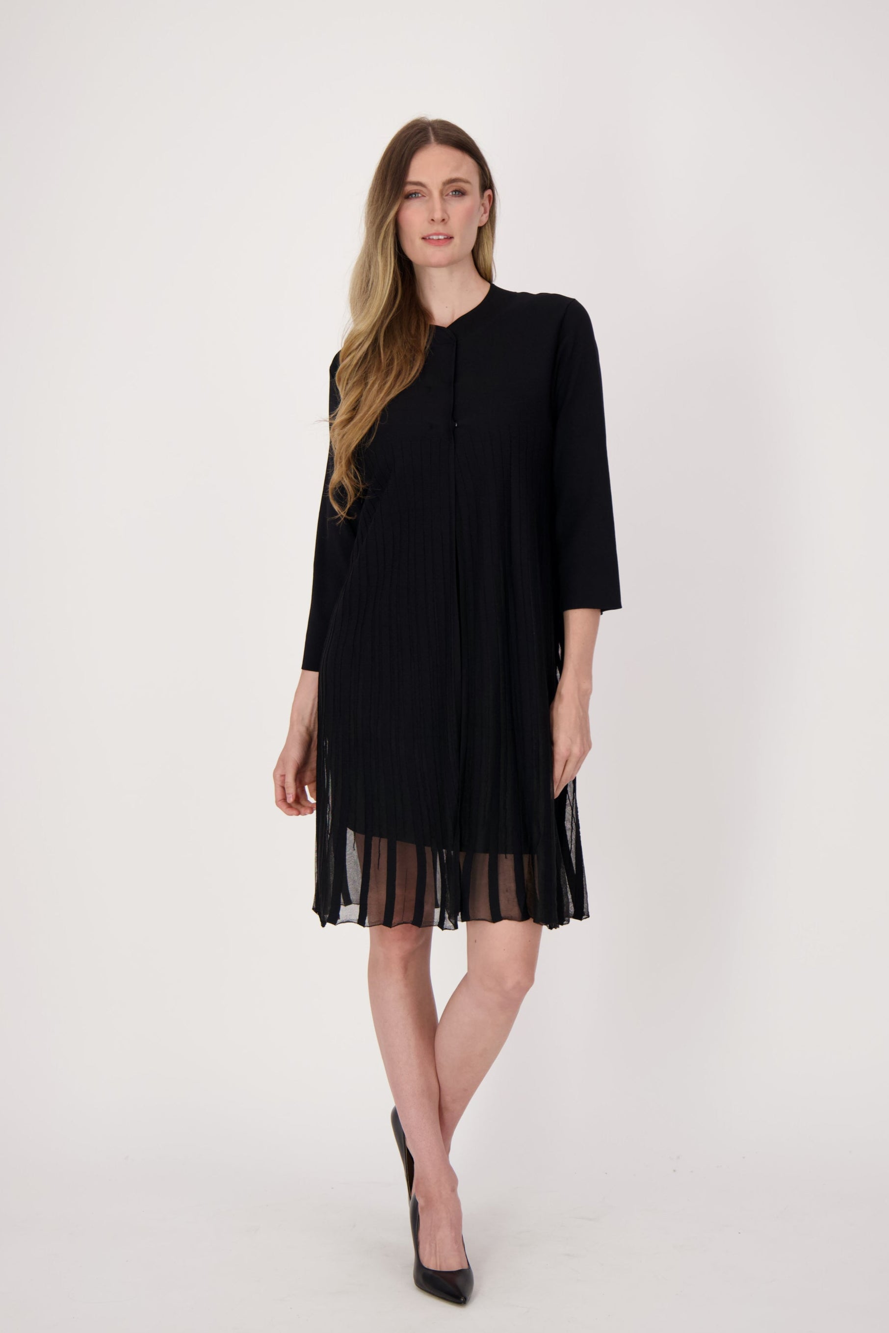 Lattice Stitched Layered Dress