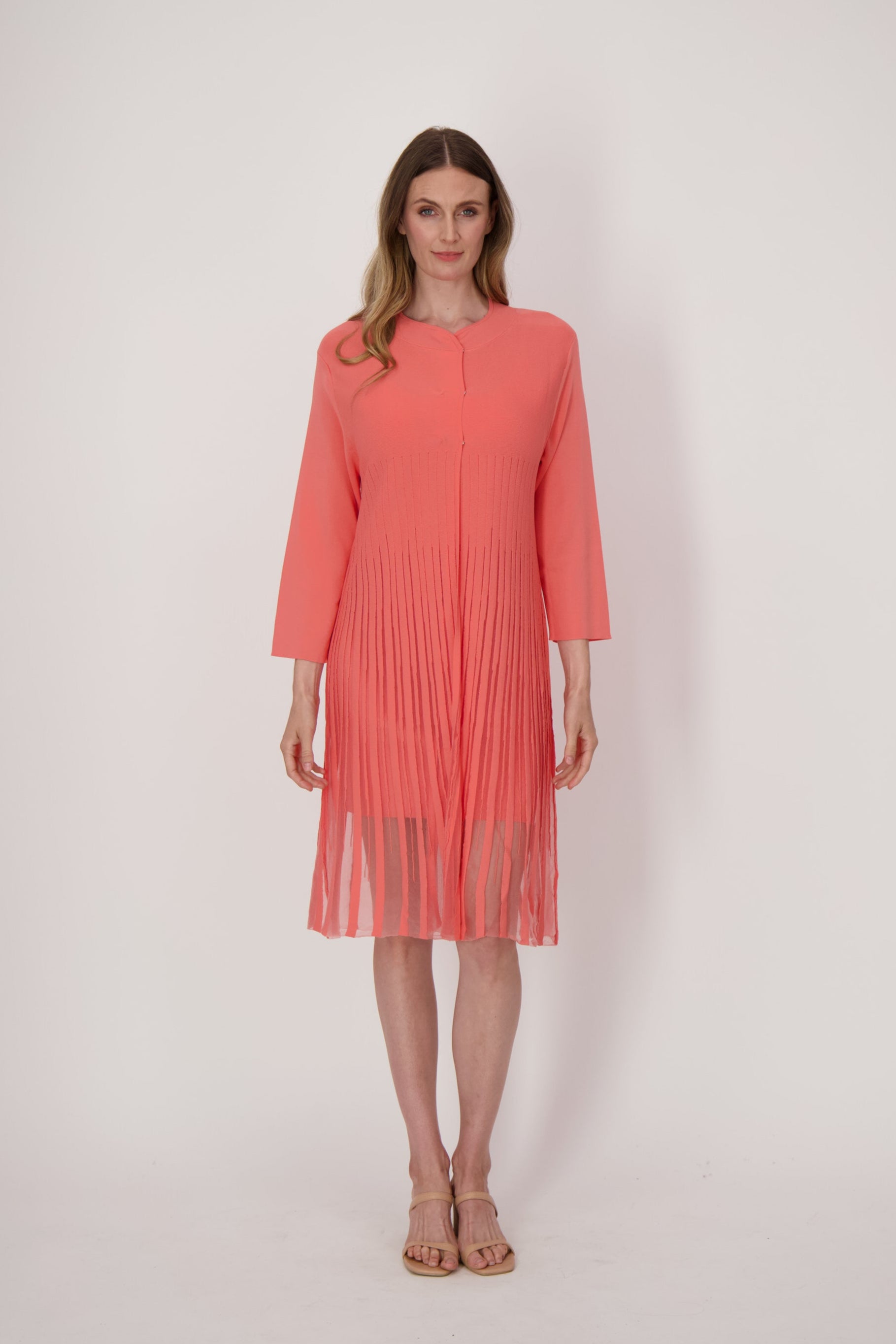 Lattice Stitched Layered Dress