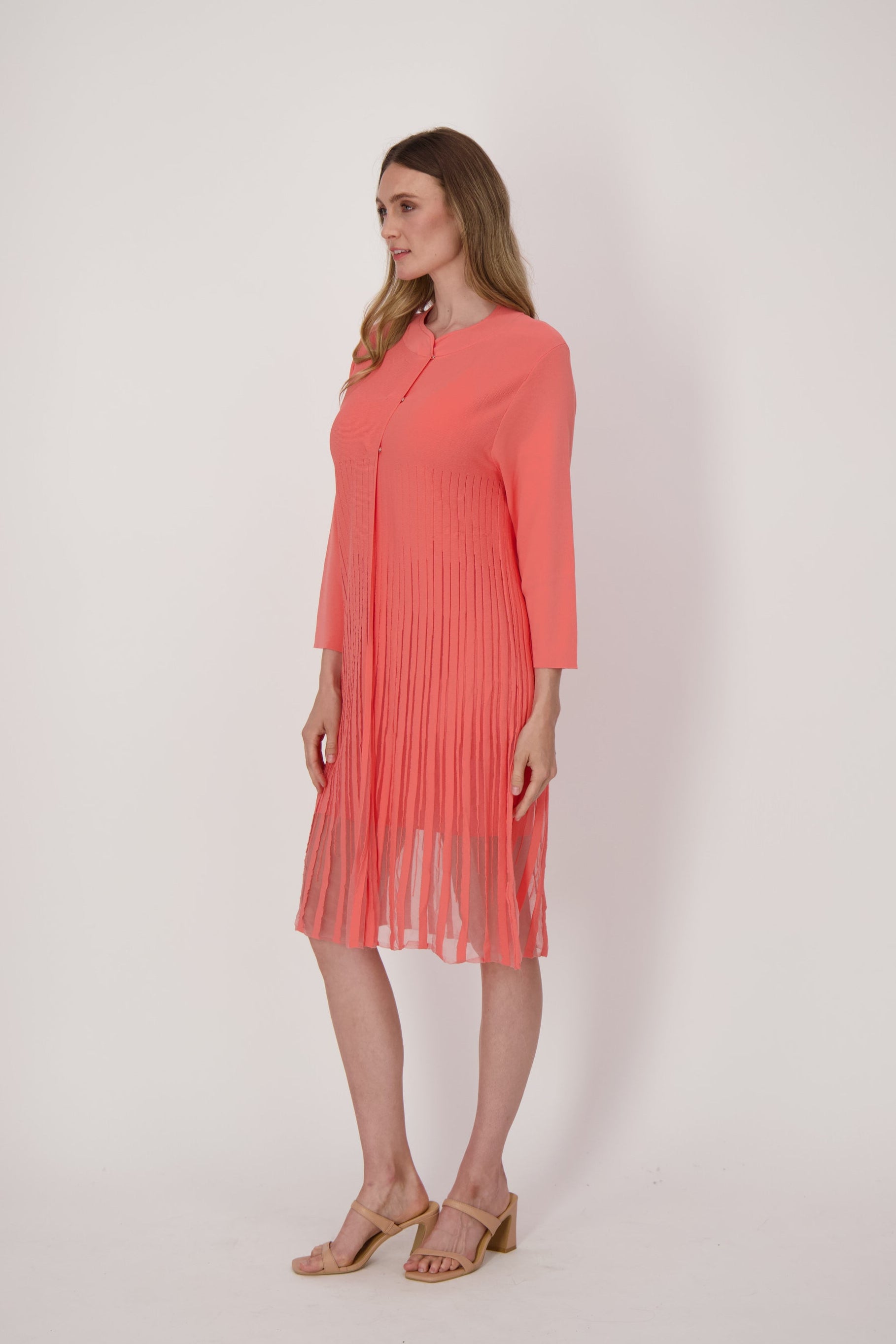 Lattice Stitched Layered Dress