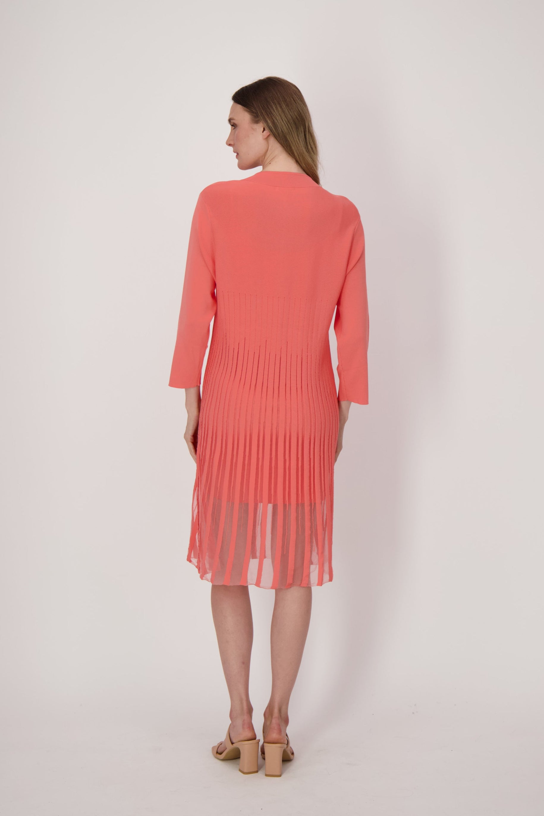 Lattice Stitched Layered Dress