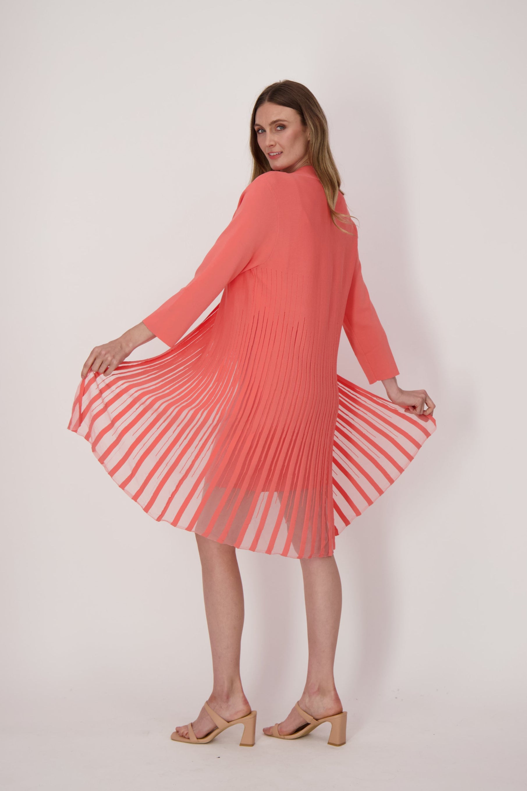 Lattice Stitched Layered Dress