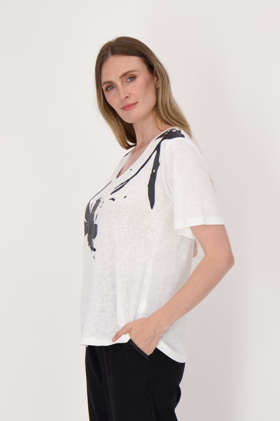 Splatter Print T-Shirt