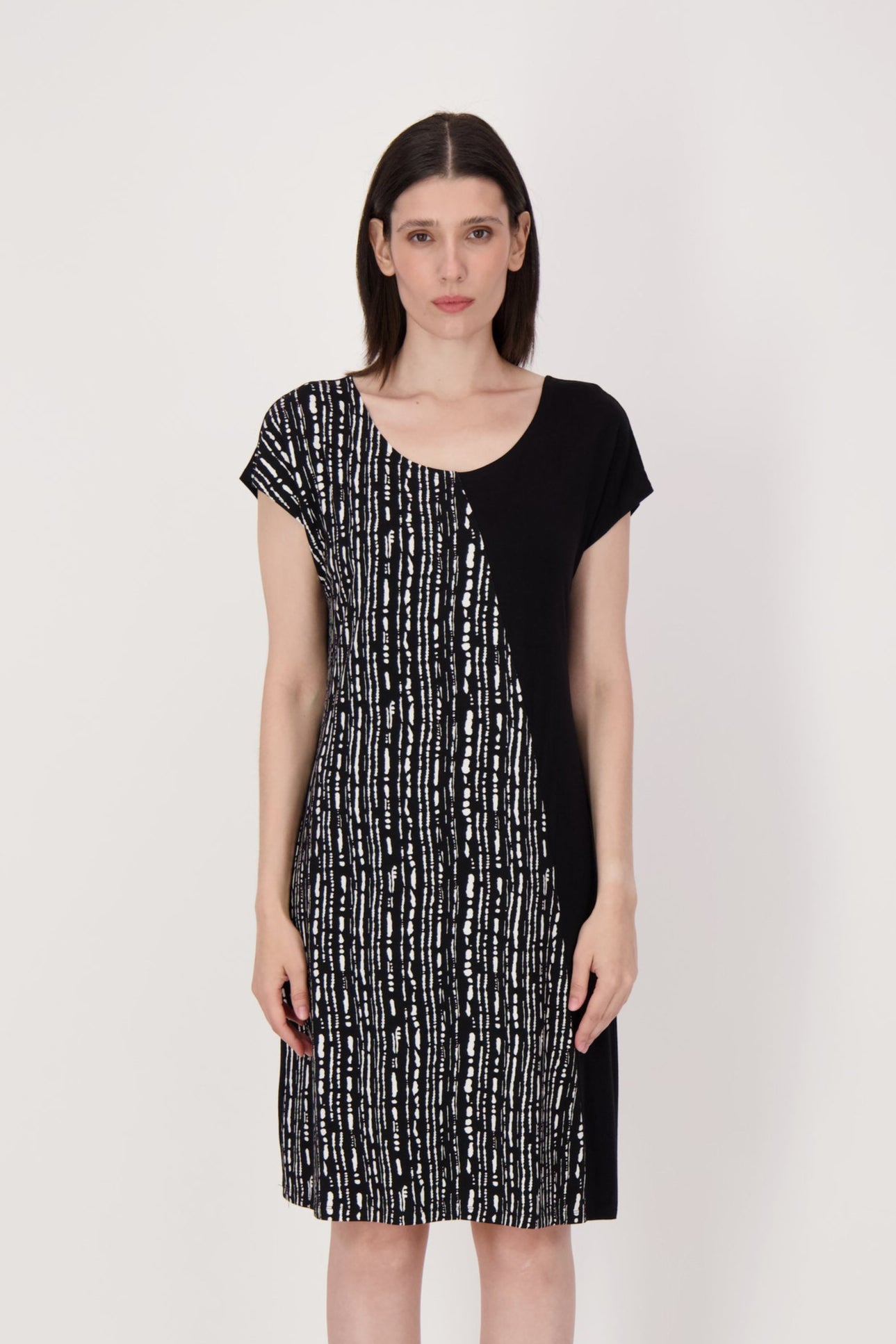 Asymmetrical Jersey Dress