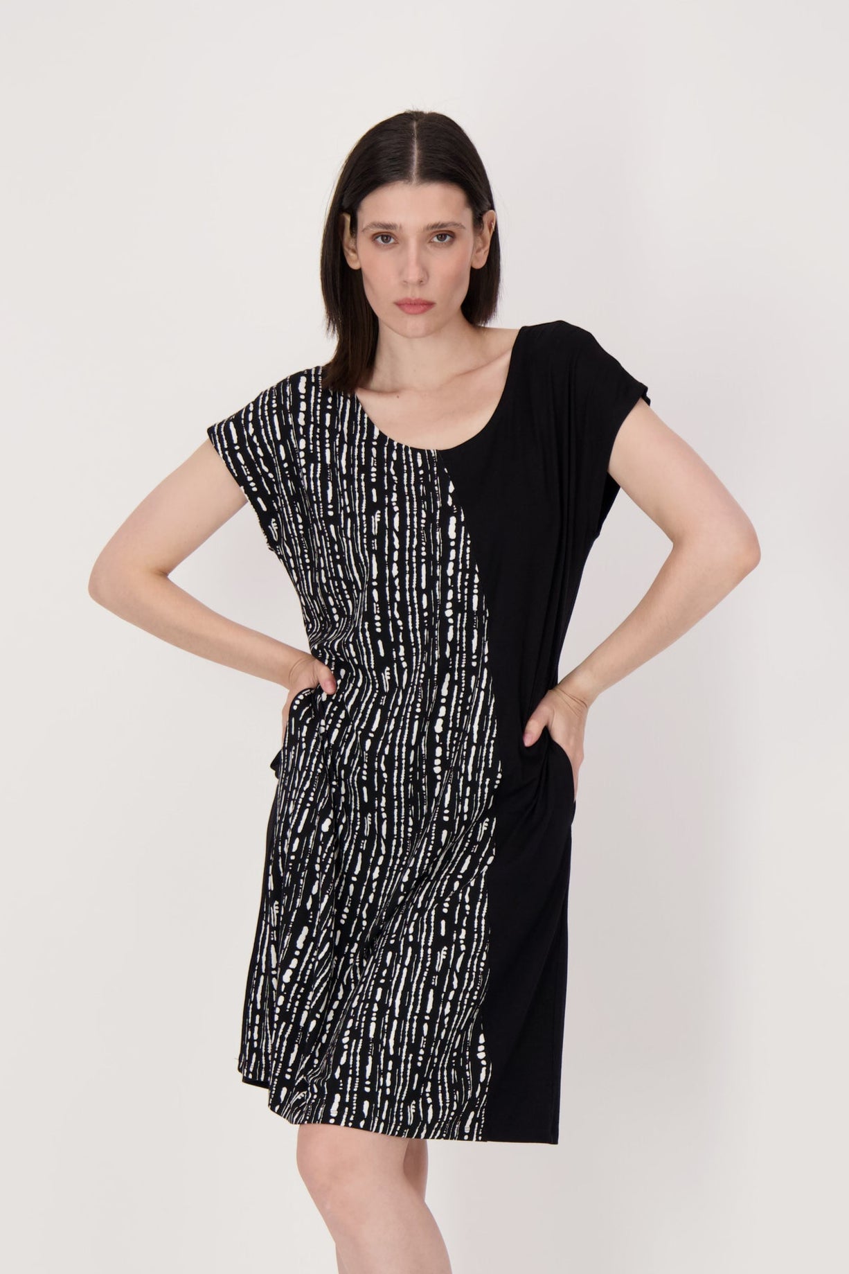 Asymmetrical Jersey Dress