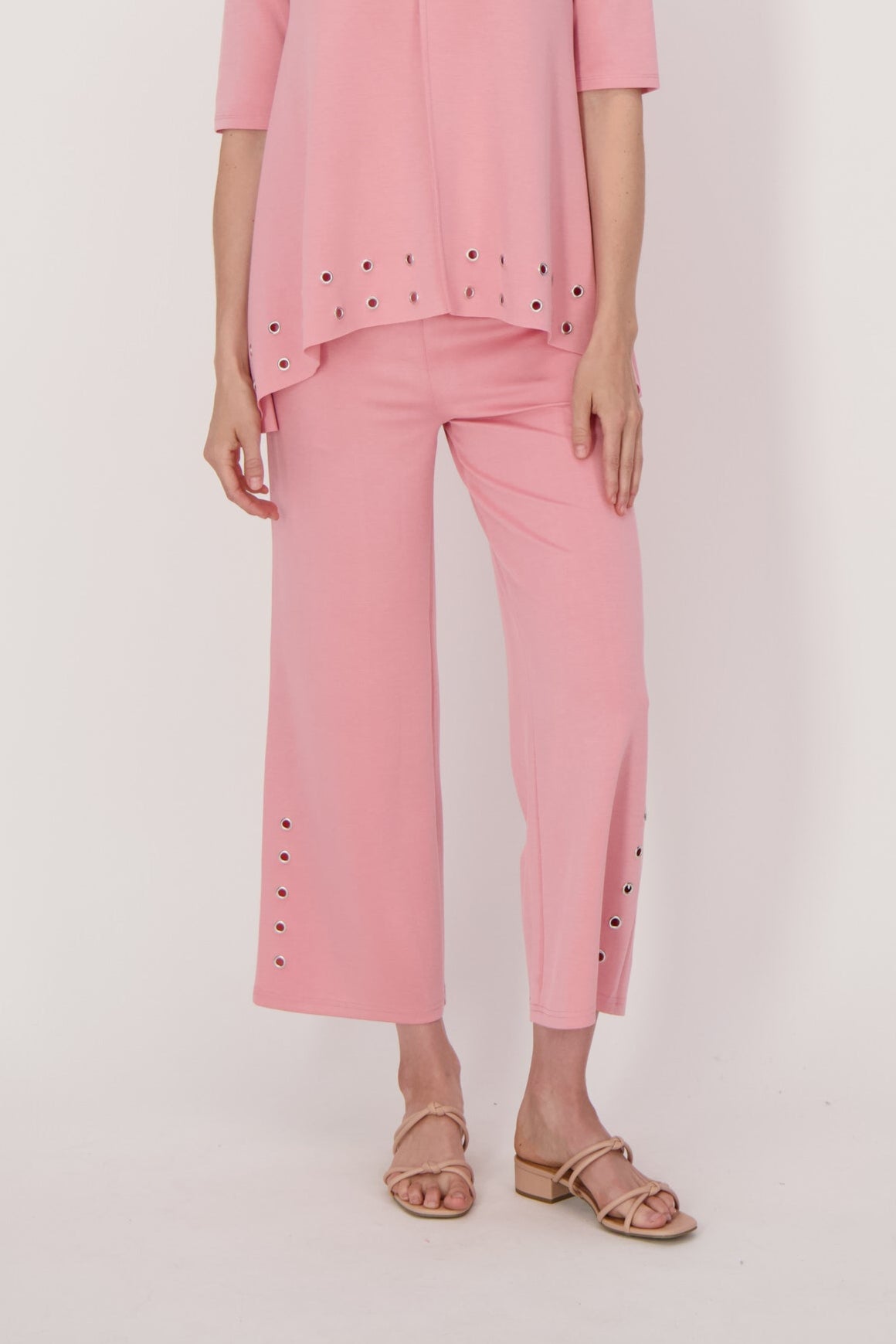 Pants With Grommet Details