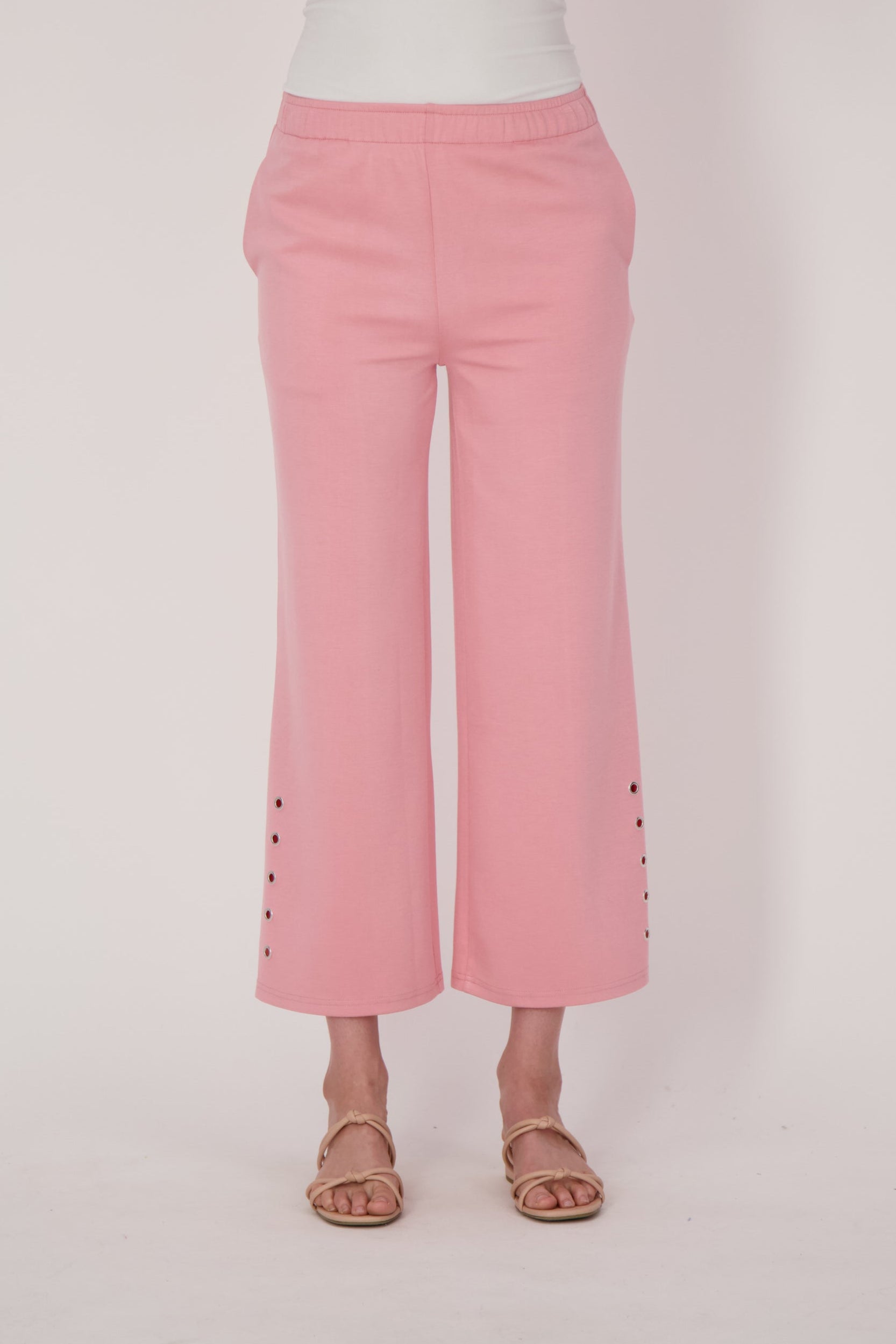 Pants With Grommet Details