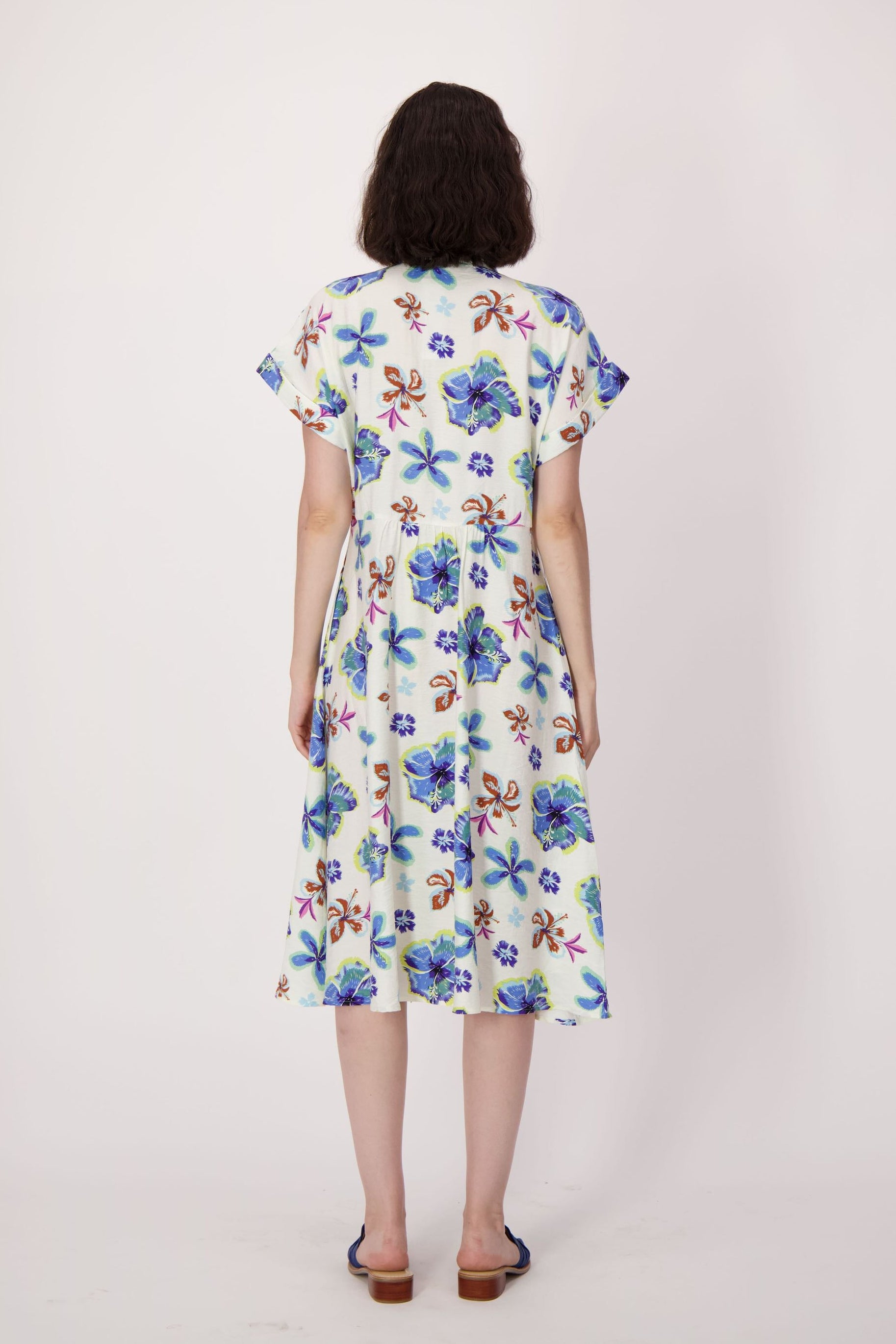 Floral Bloom Tie Waist Dress