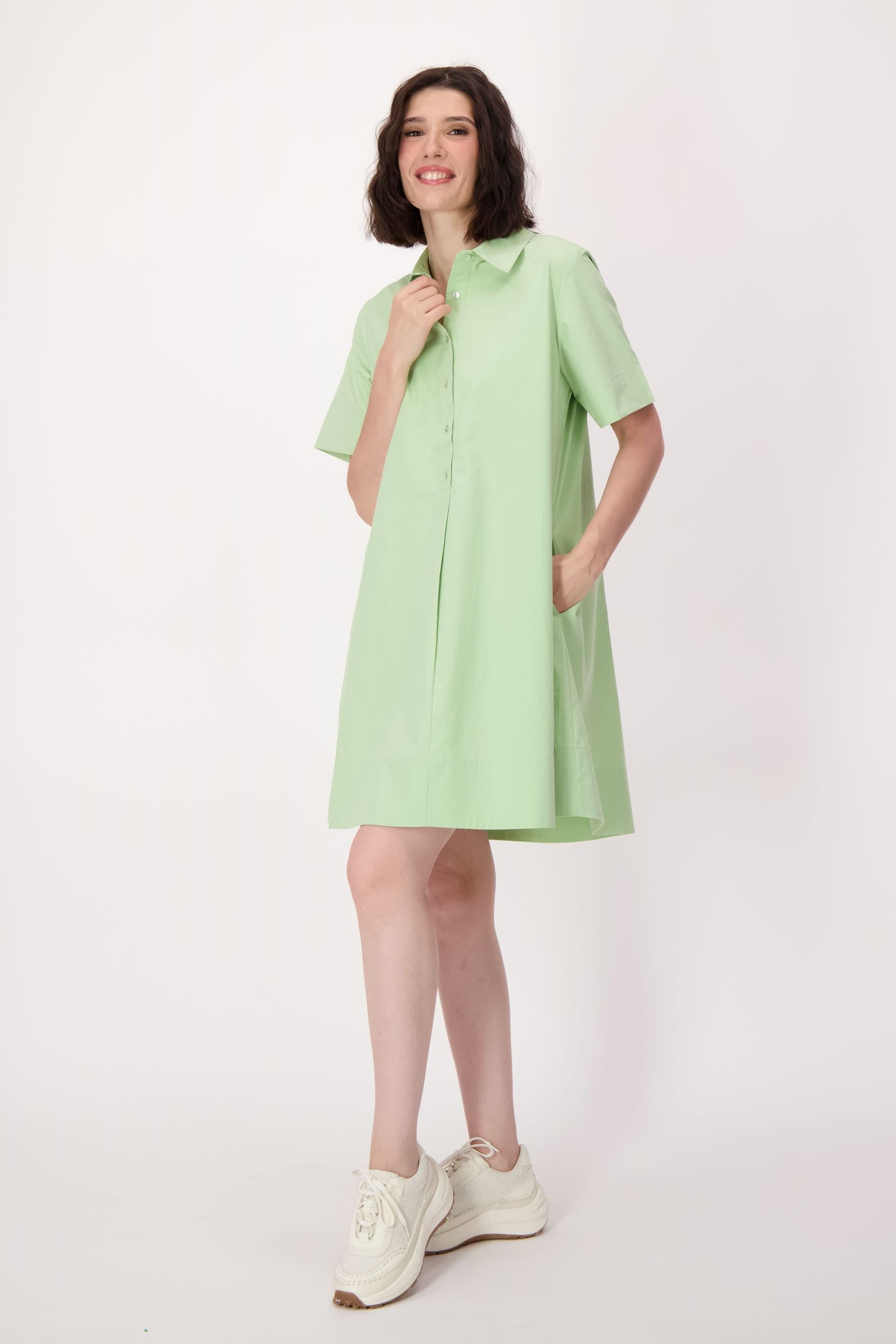 Cotton Swing Shirt Dress