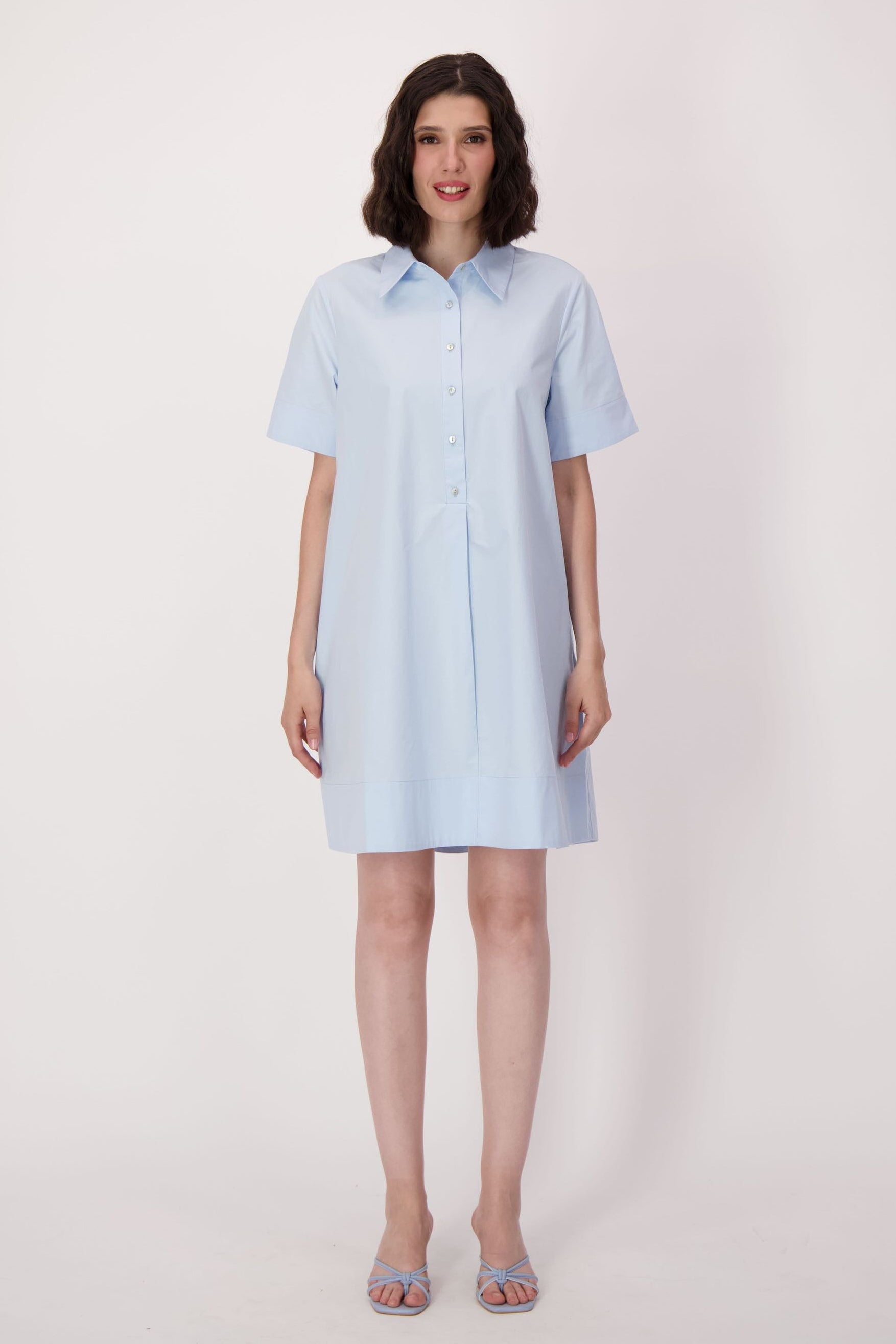 Cotton Swing Shirt Dress