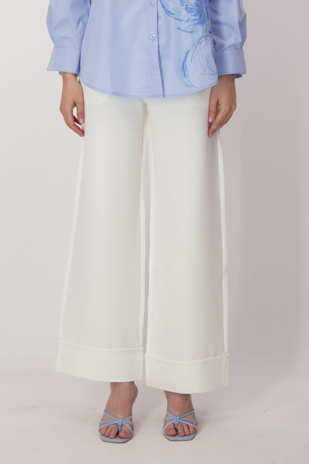 Wide Cuff Basic Essential Pant