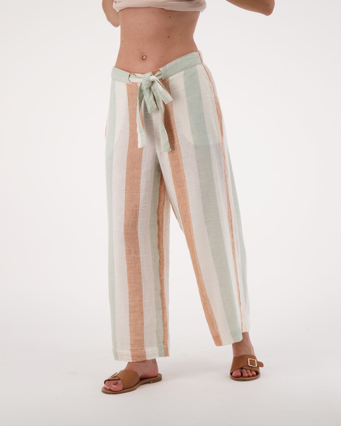 Linen Tie Pants