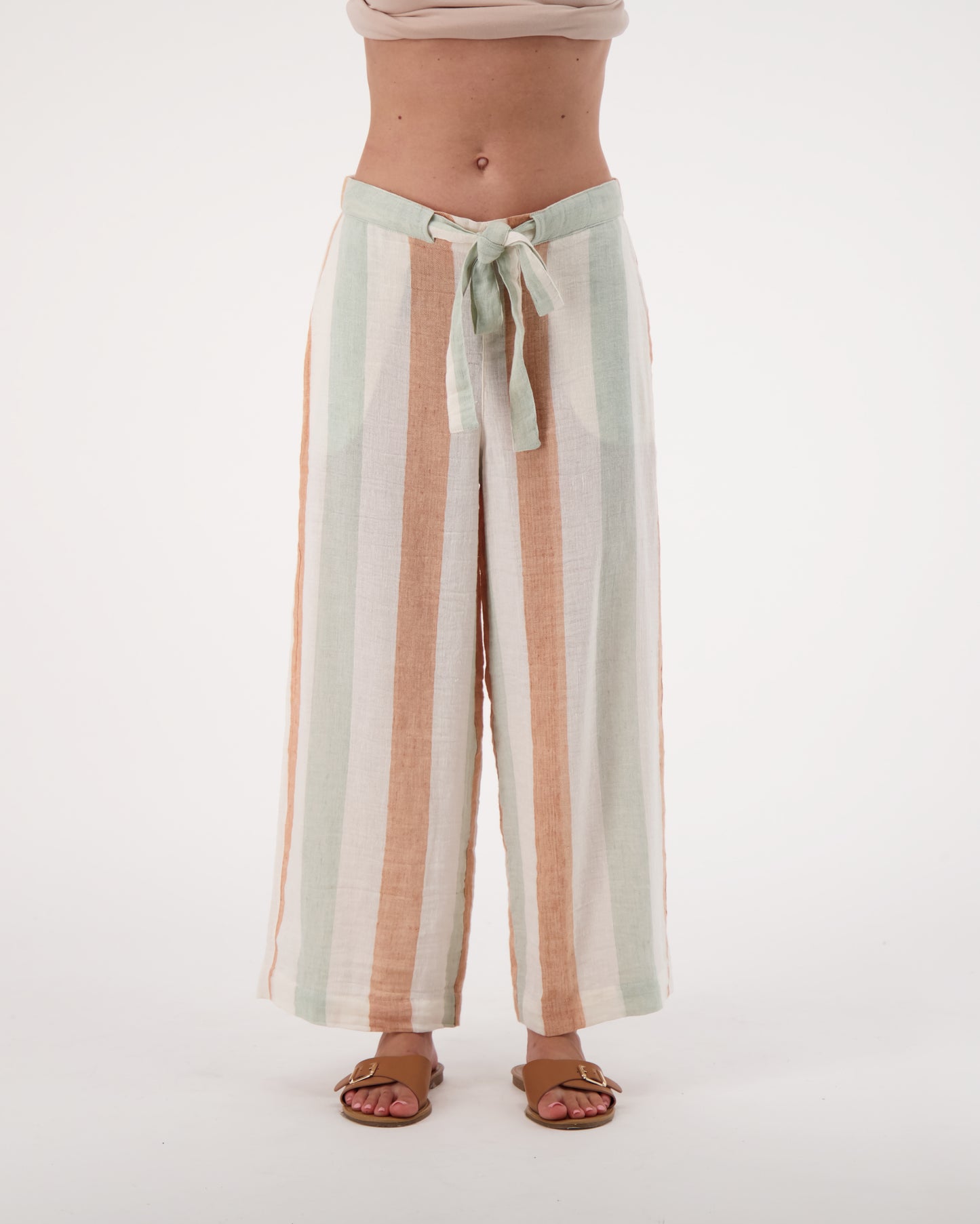 Linen Tie Pants