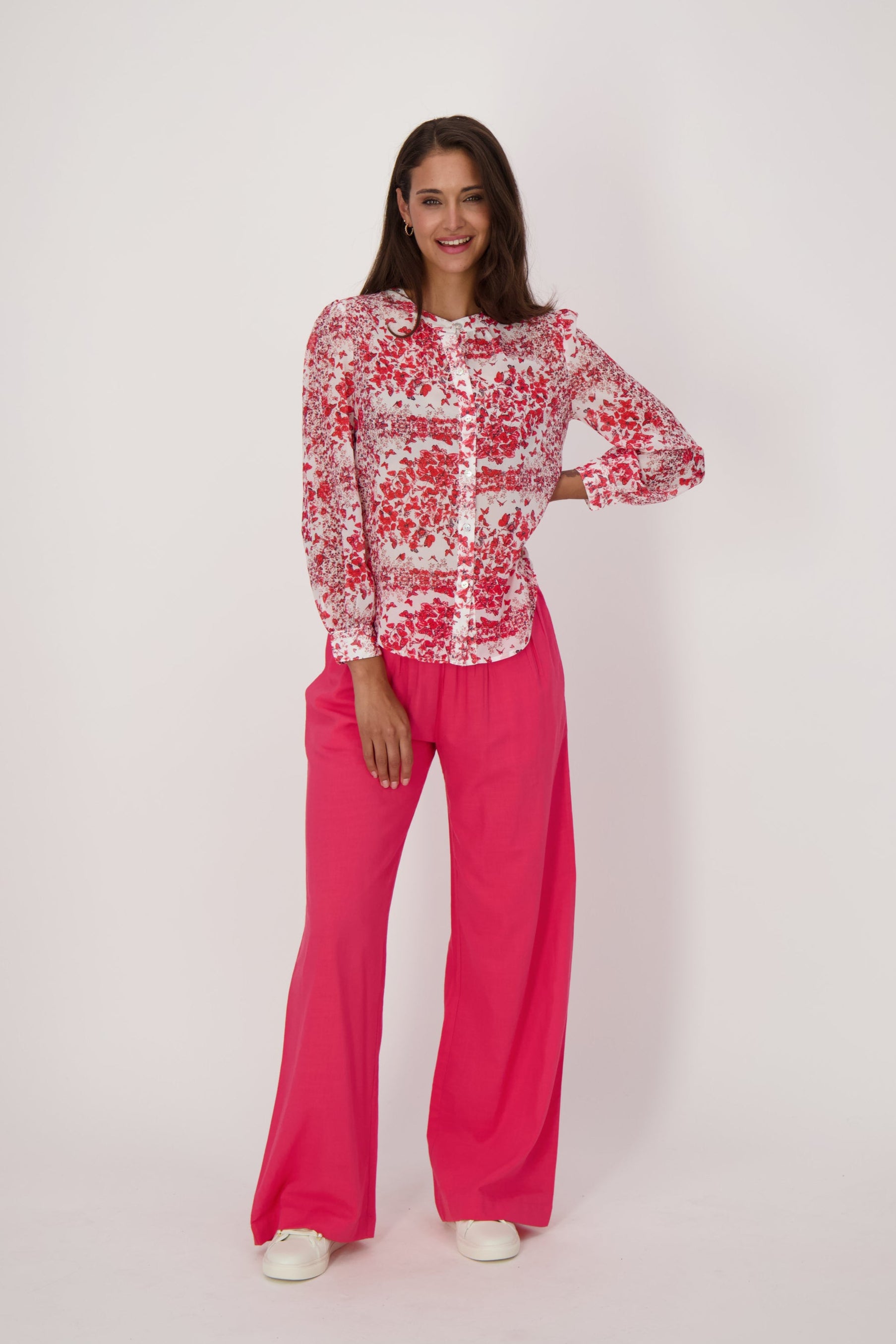 Butterfly Print Blouse