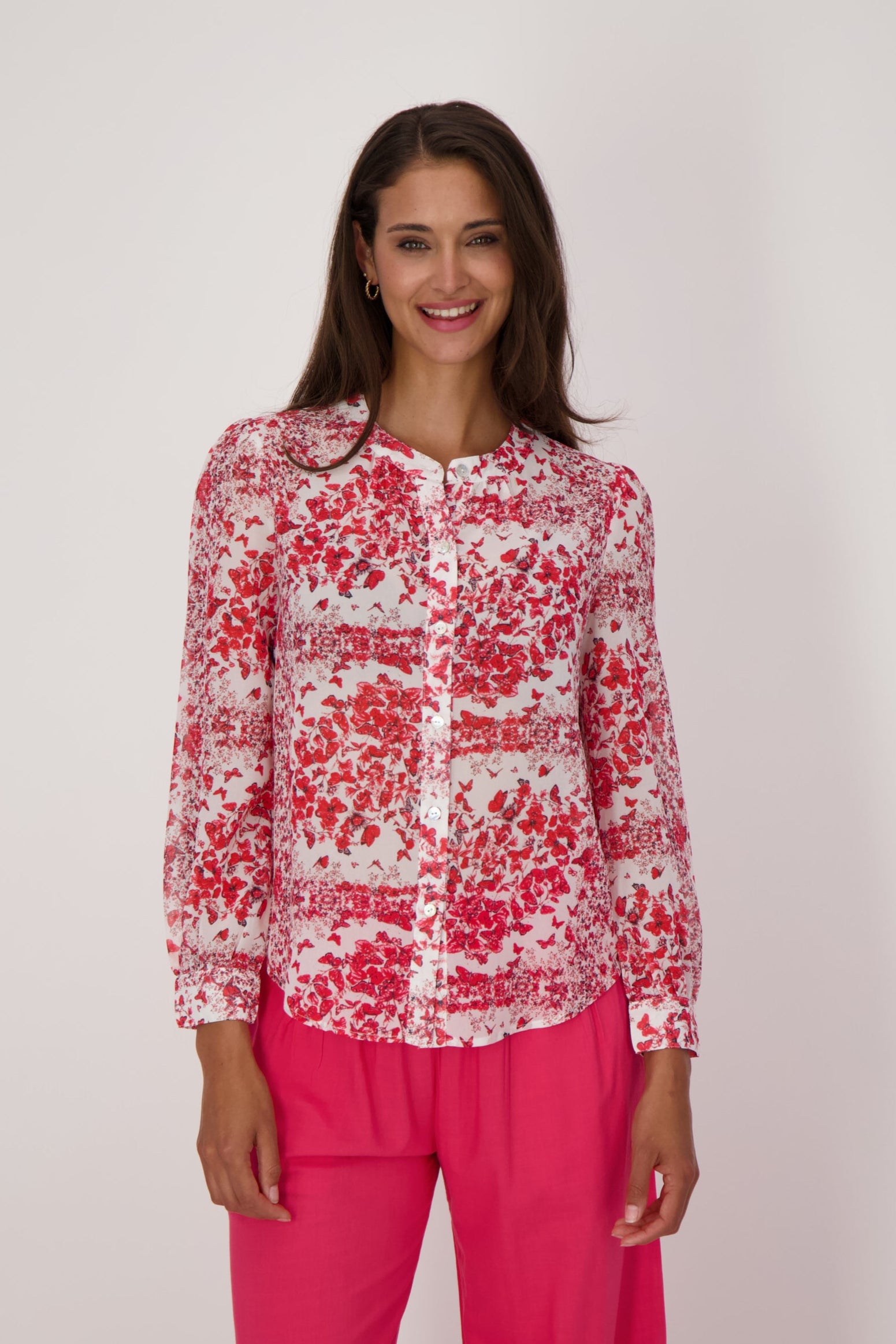 Butterfly Print Blouse
