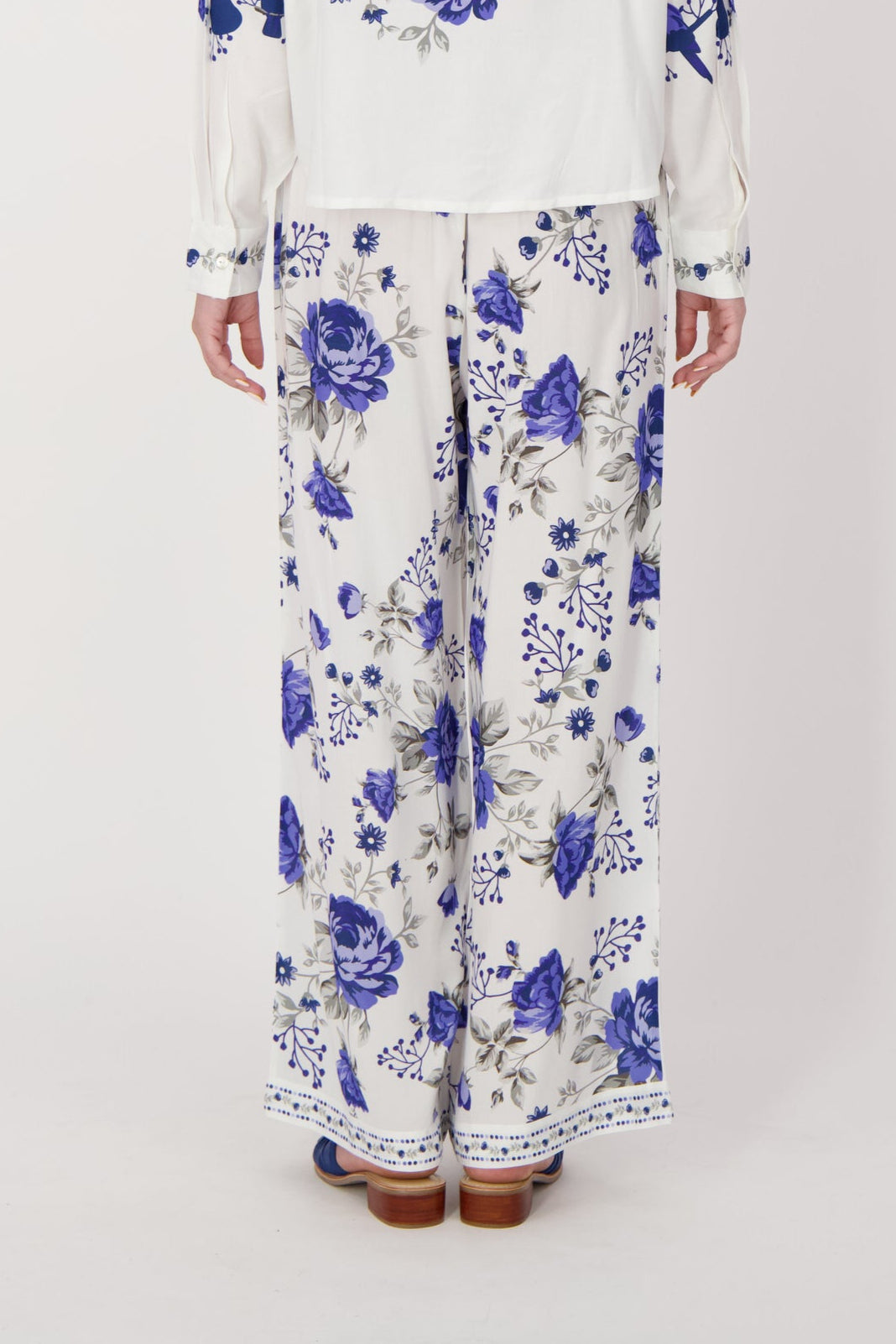 Floral Wide Leg Pants