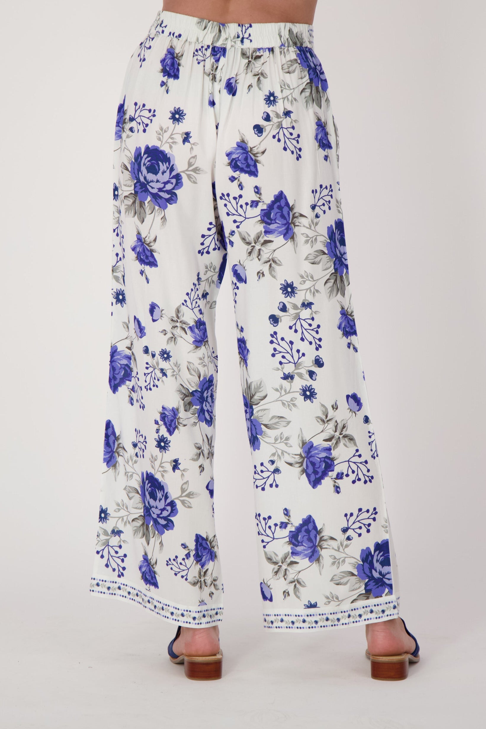 Floral Wide Leg Pants