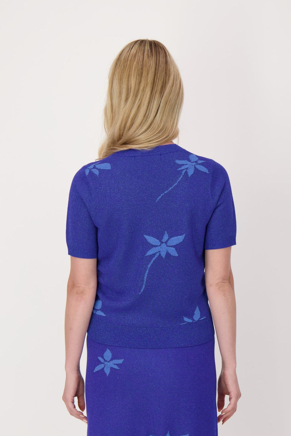 Jacquard Palm Sweater