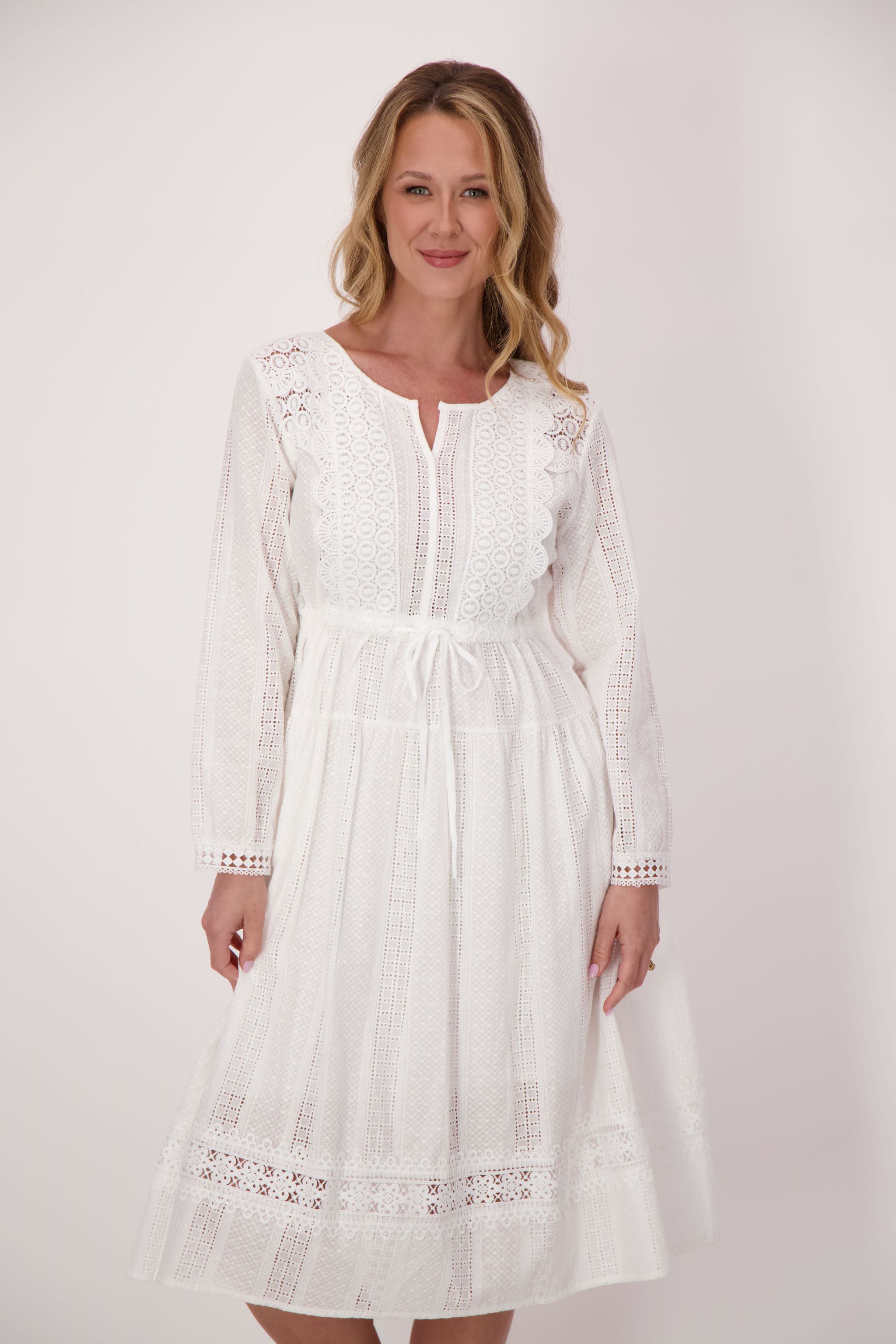 Eyelet Cotton Dress