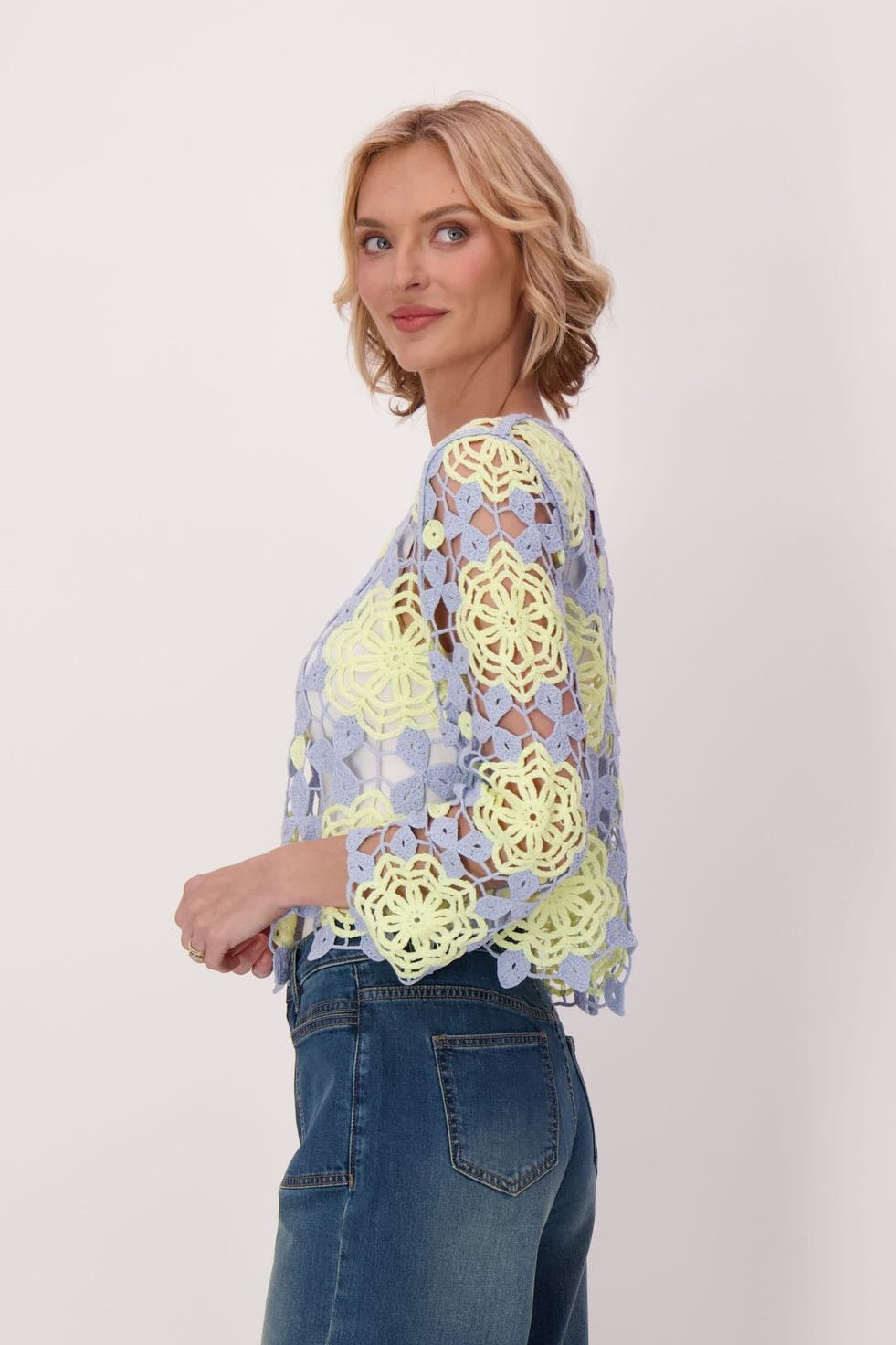 Crochet Bloom Sweater