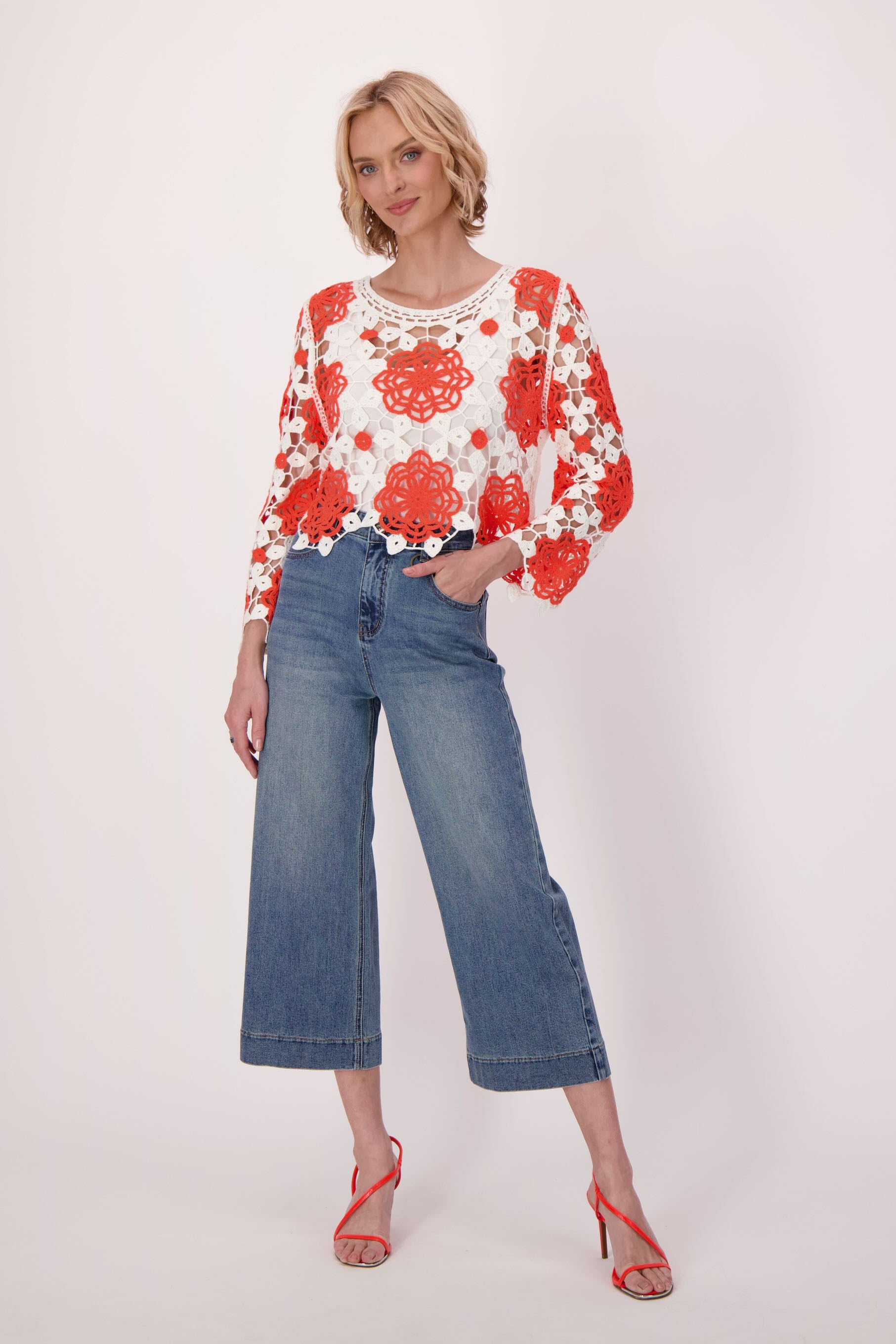 Capri Jean With Removable Scarf