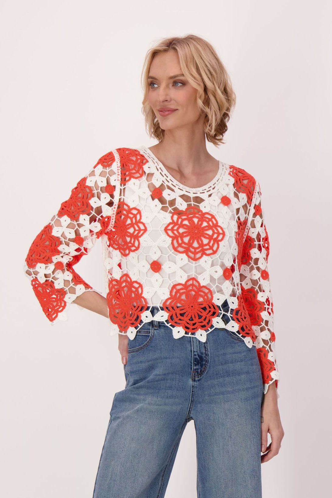 Crochet Bloom Sweater