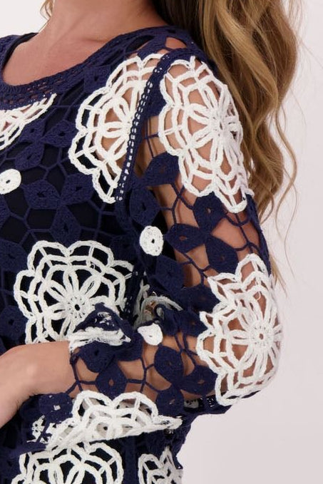 Crochet Bloom Sweater