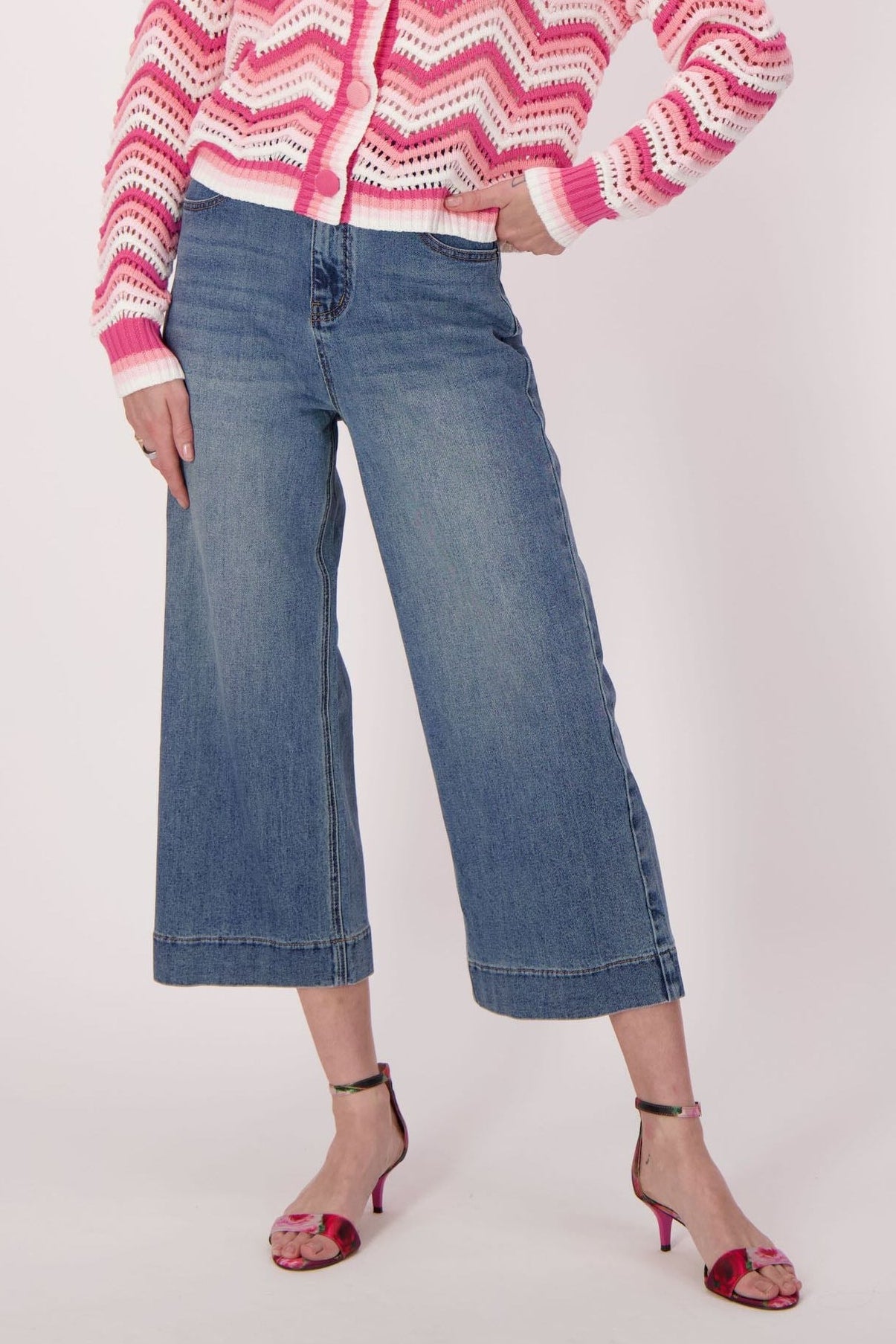 Capri Jean With Removable Scarf