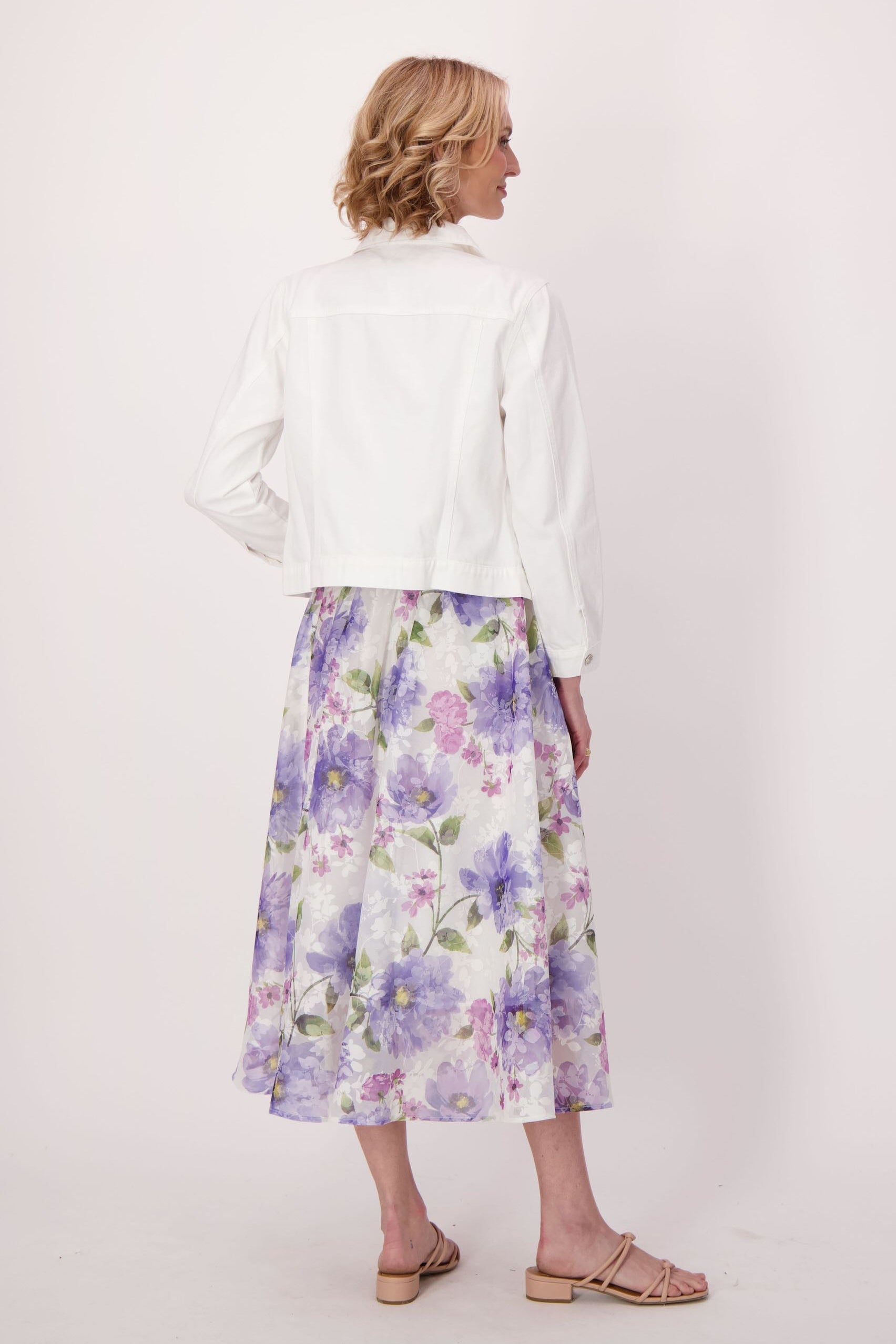 Floral Cutwork Embroidered Denim Jacket