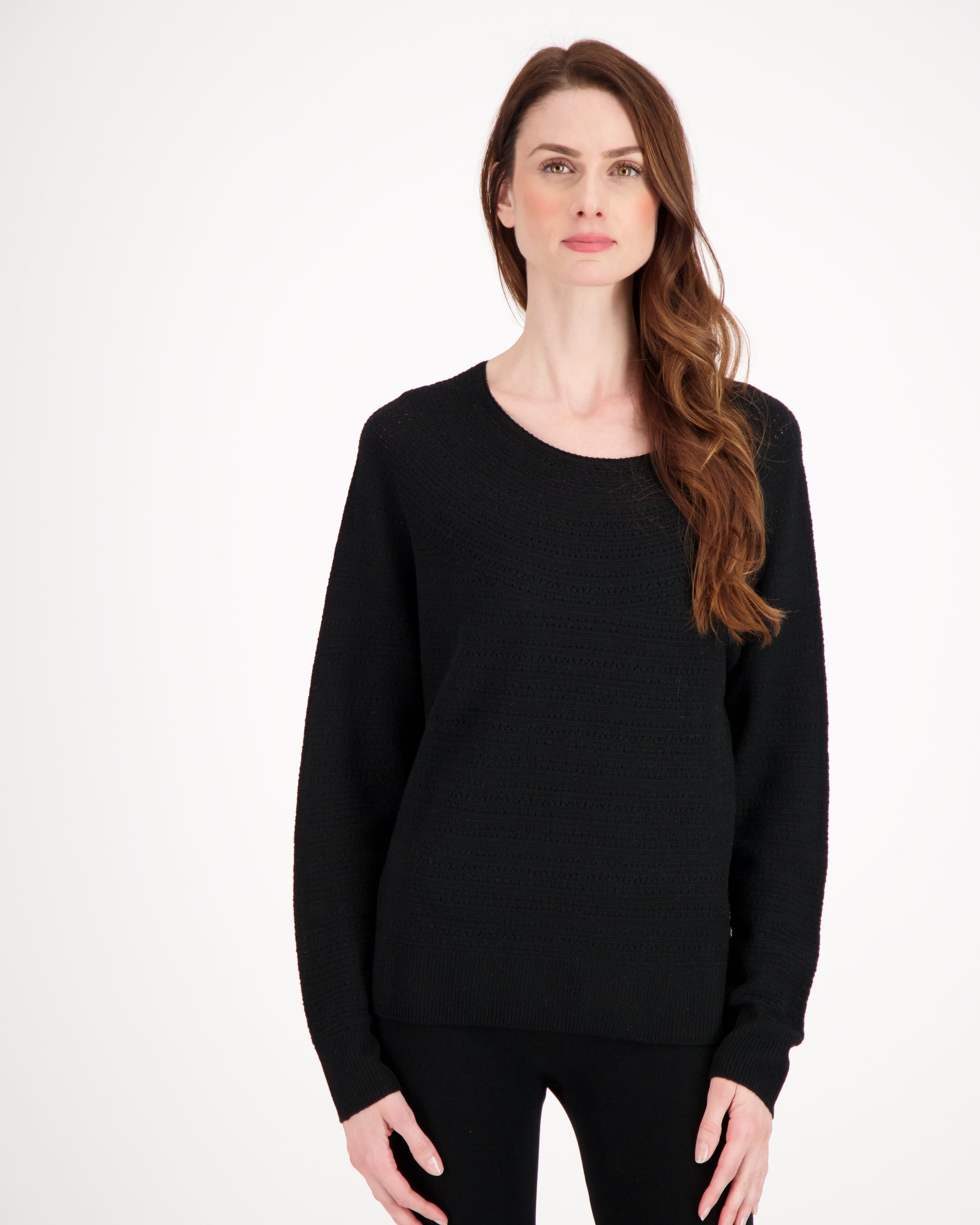 Relaxed Fit Round Neck Sweater
