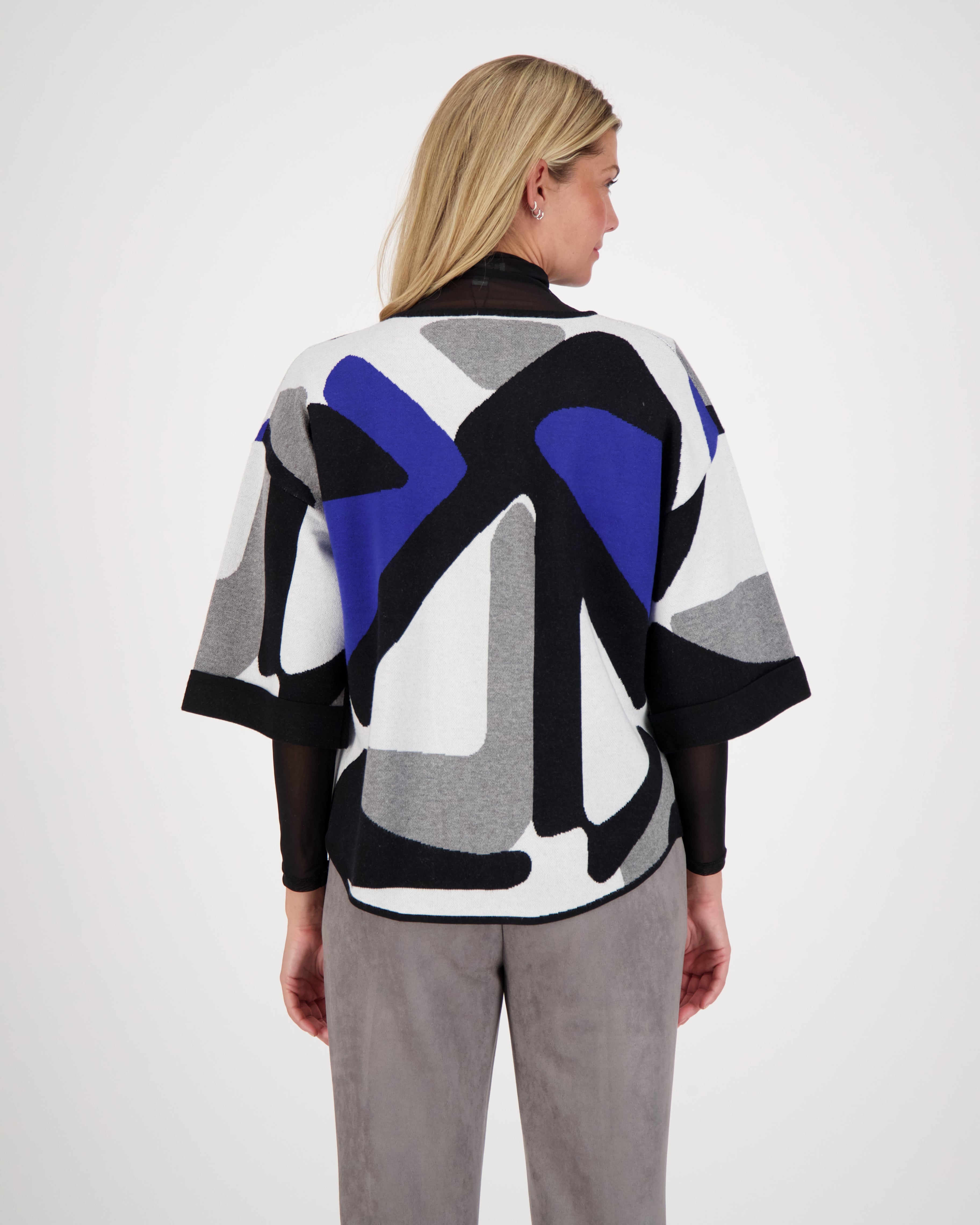 Colour Block Knit Top