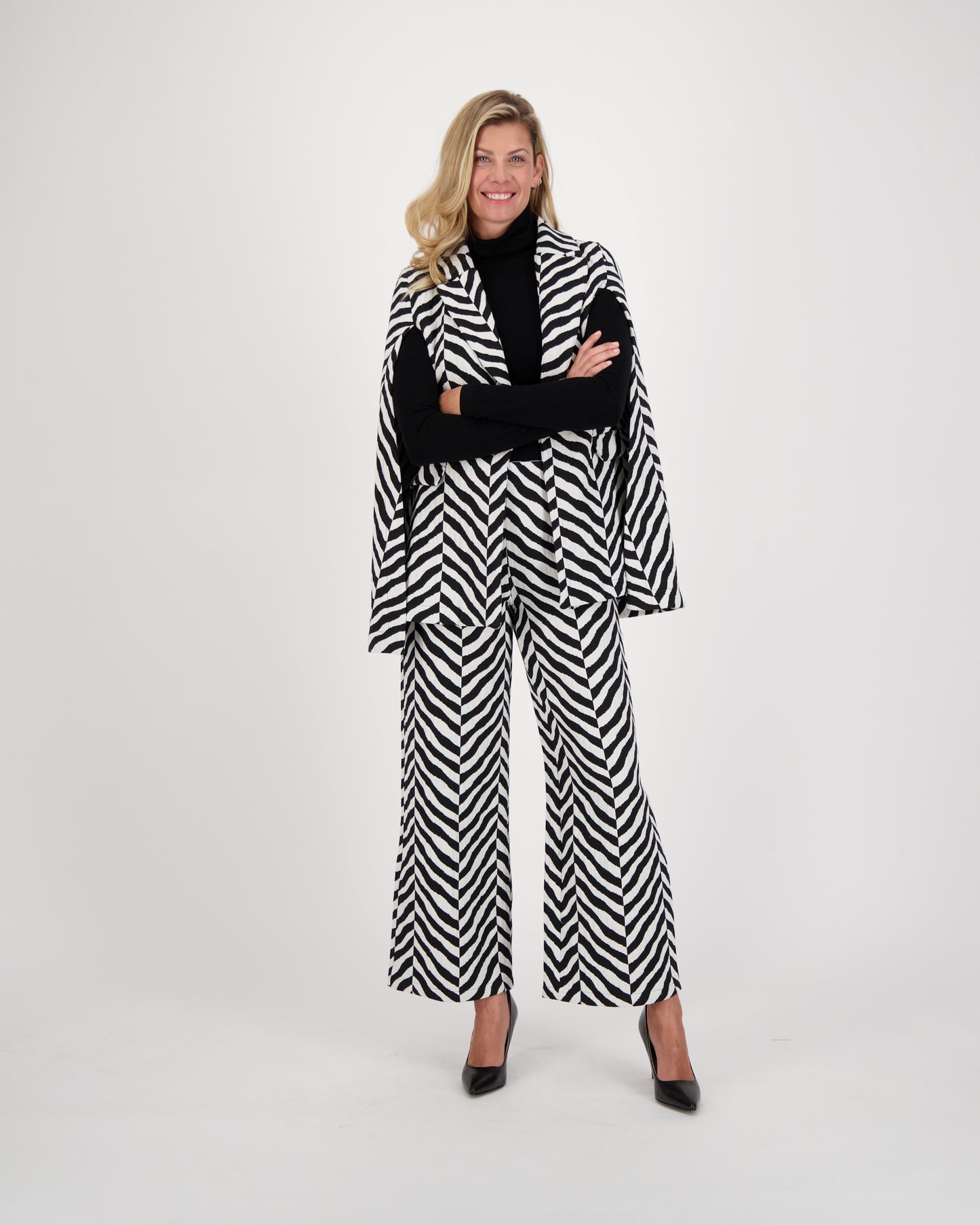 Animilier Tailored Cape Blazer Co-Ord