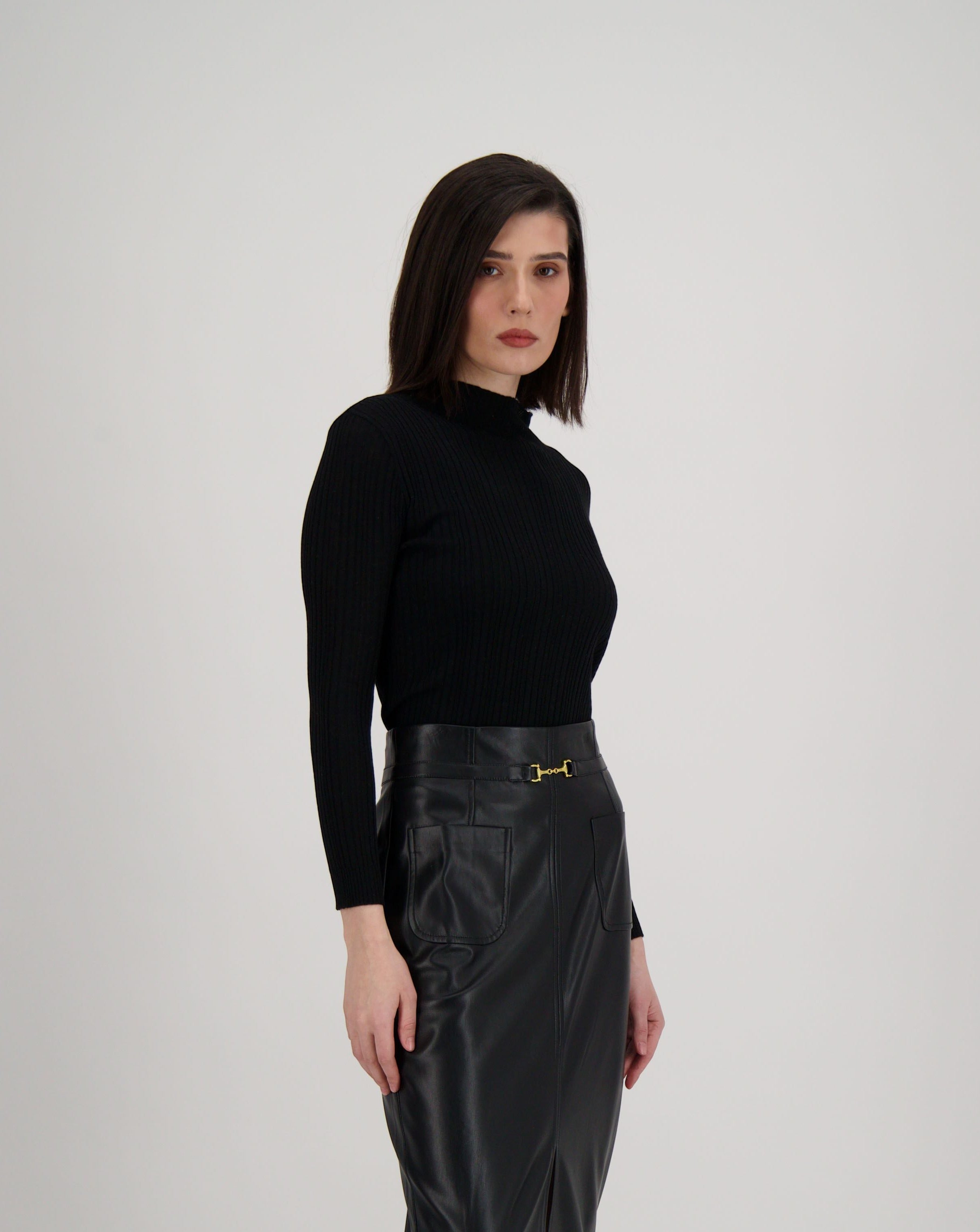 Mock Rib Sweater