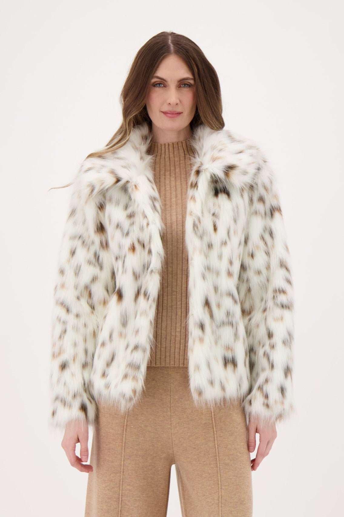 Cheetah Faux Fur Jacket