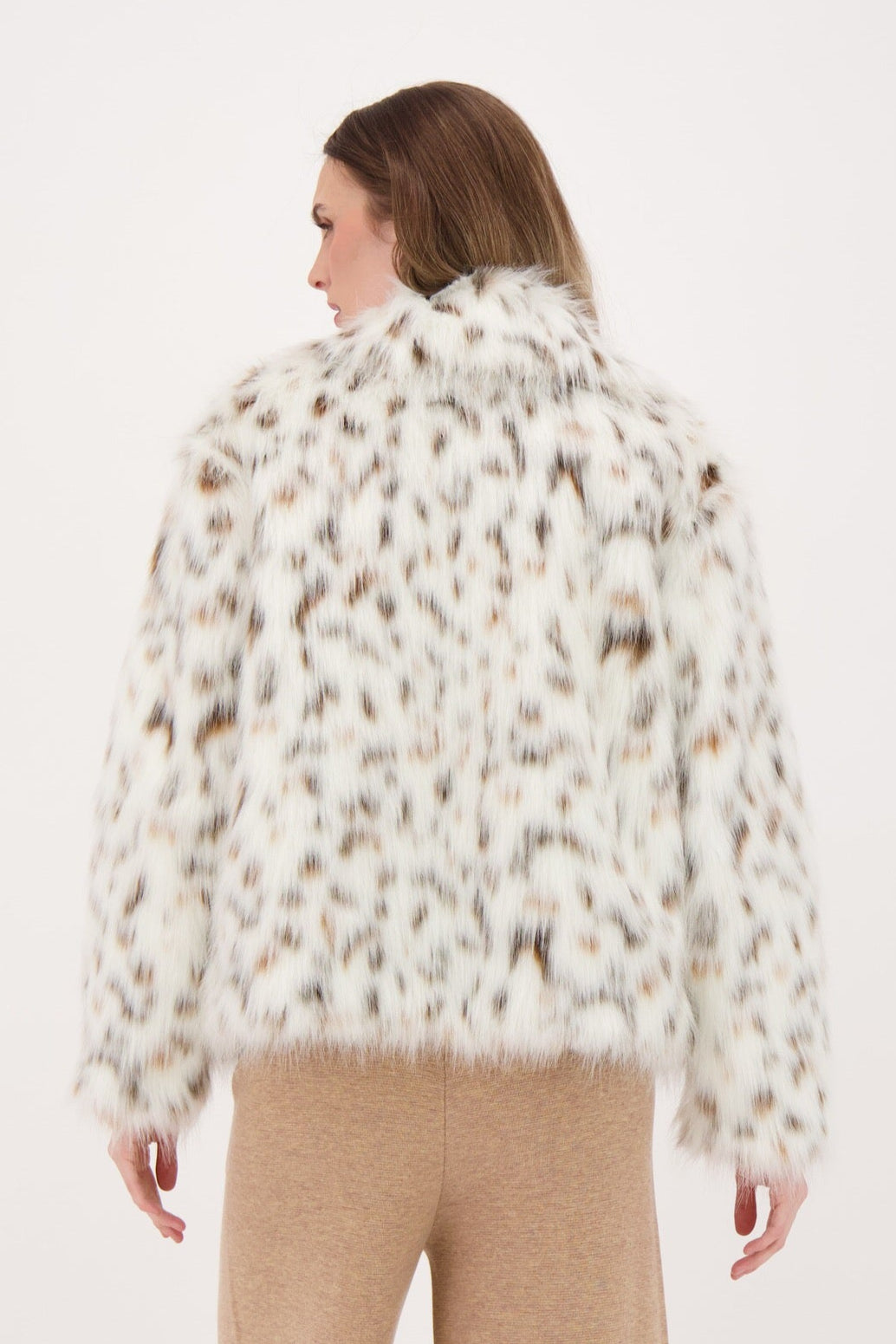 Cheetah Faux Fur Jacket