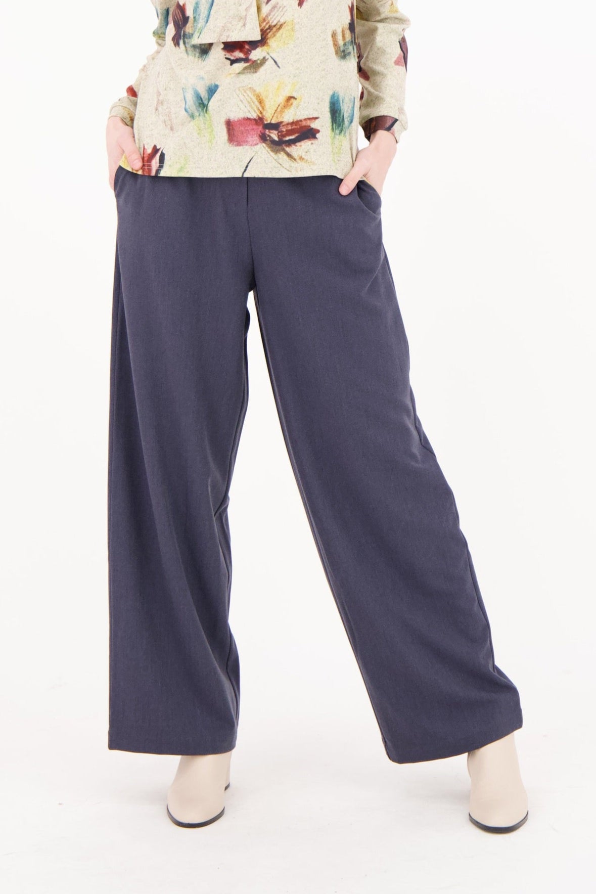 Straight Leg Pant With Vintage Buttons