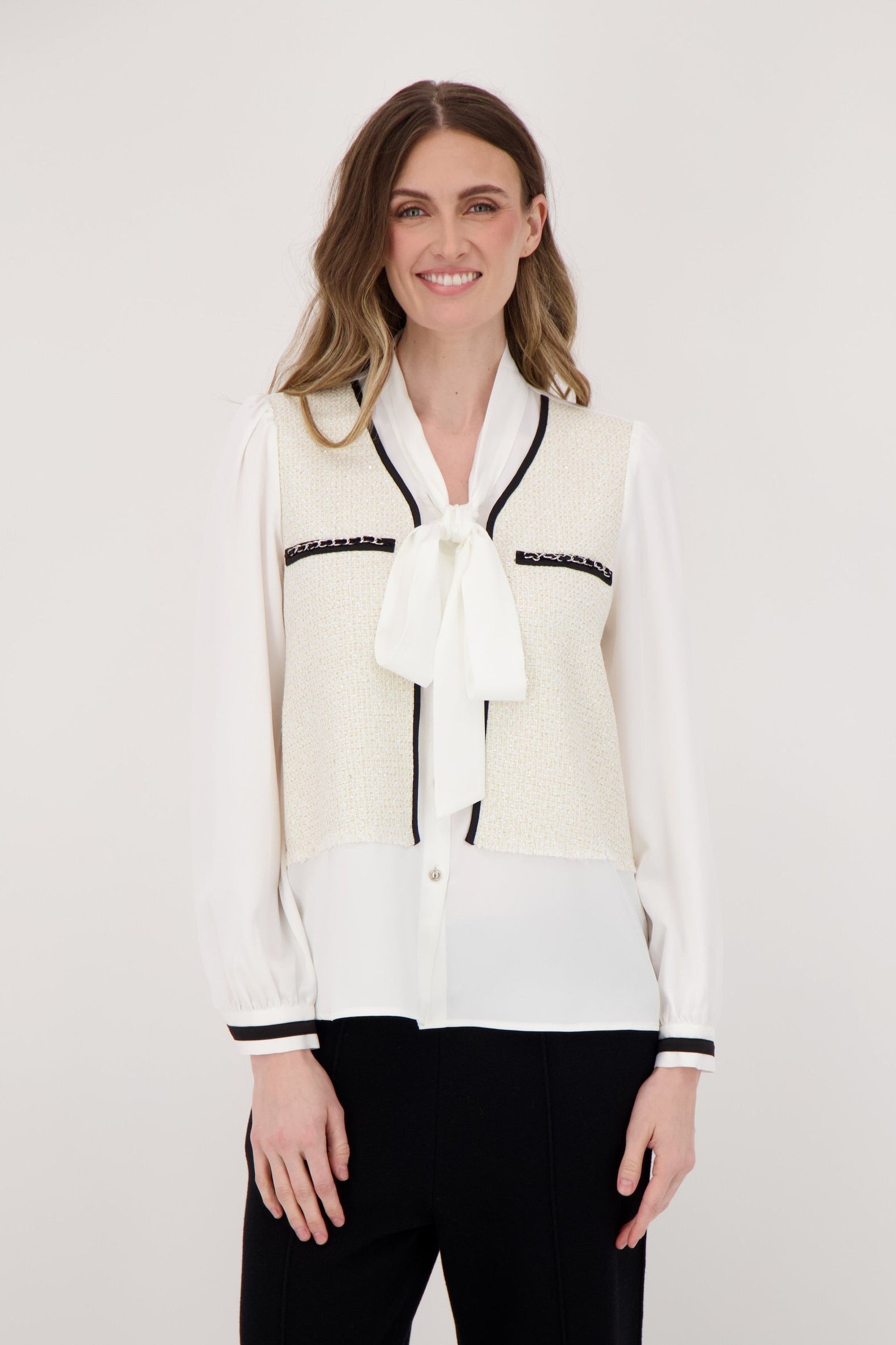 Fooler Tweed Vest With Neck Tie