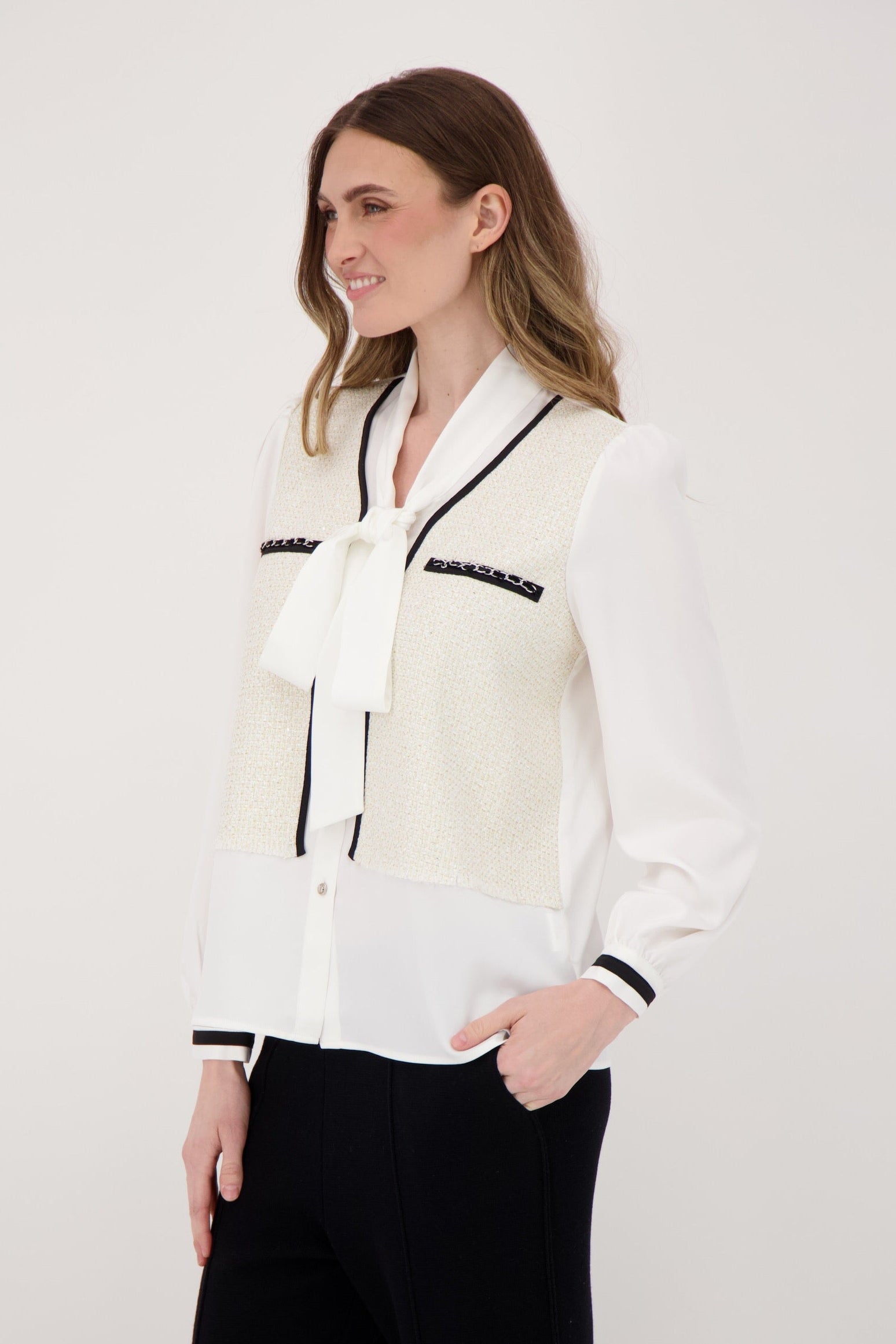 Fooler Tweed Vest With Neck Tie