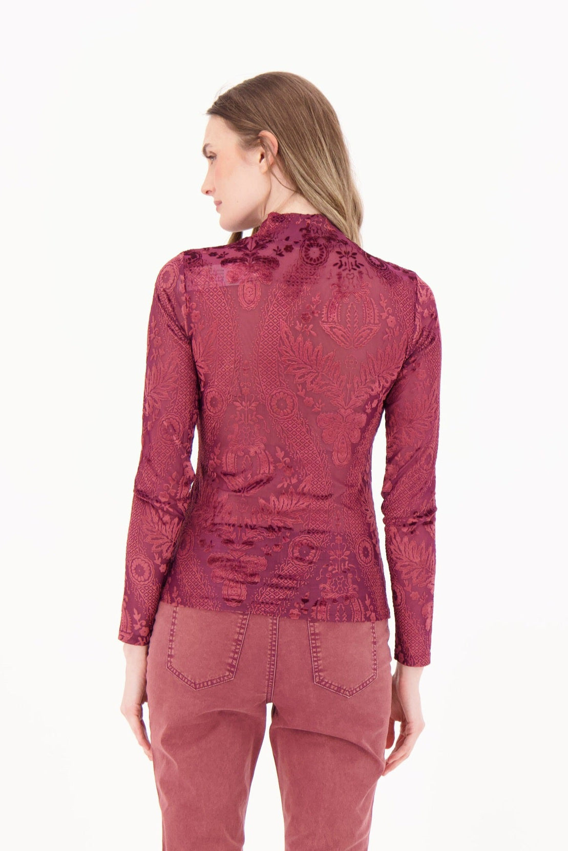 Burnout Velour Top
