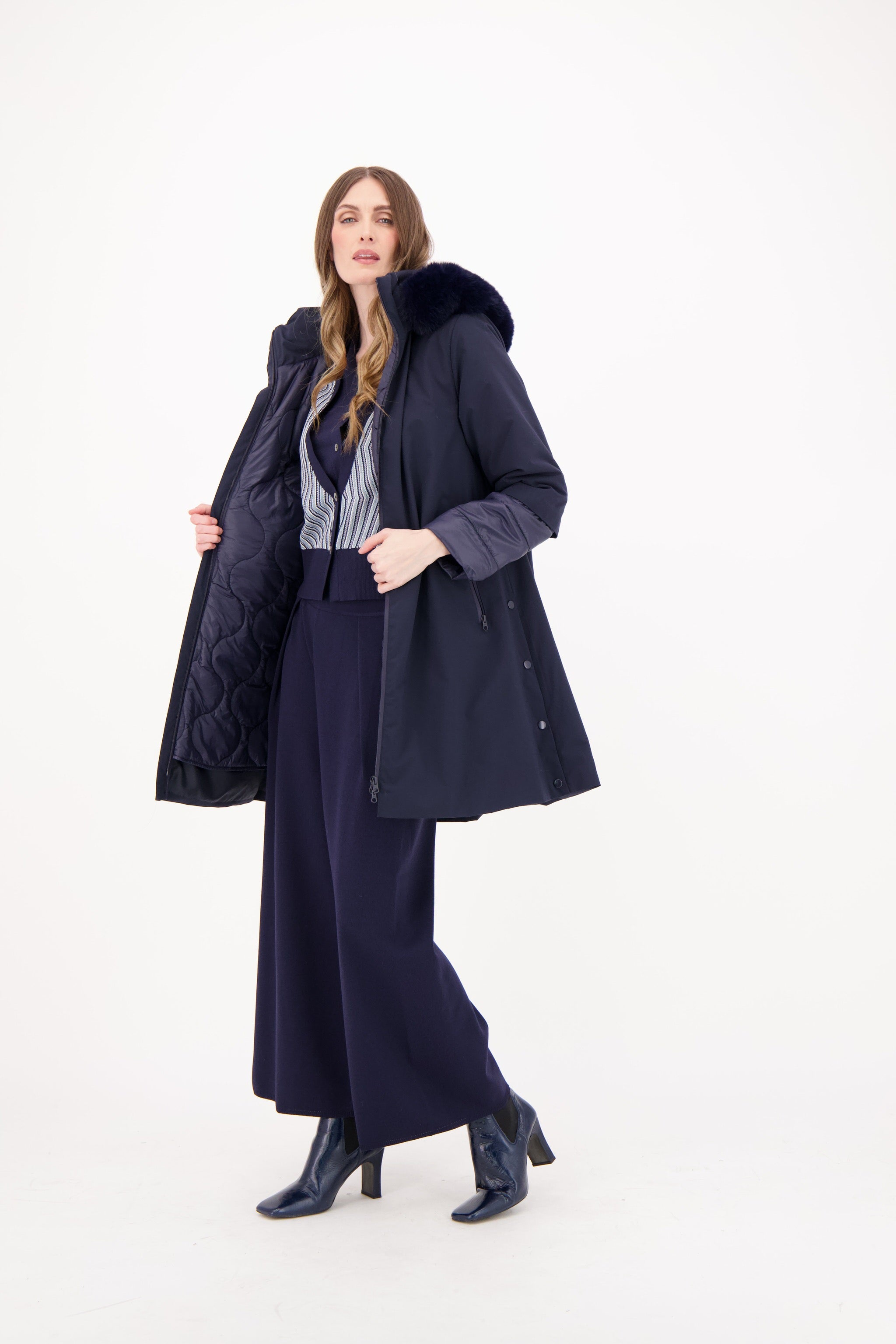 A-Line Hooded Winter Coat