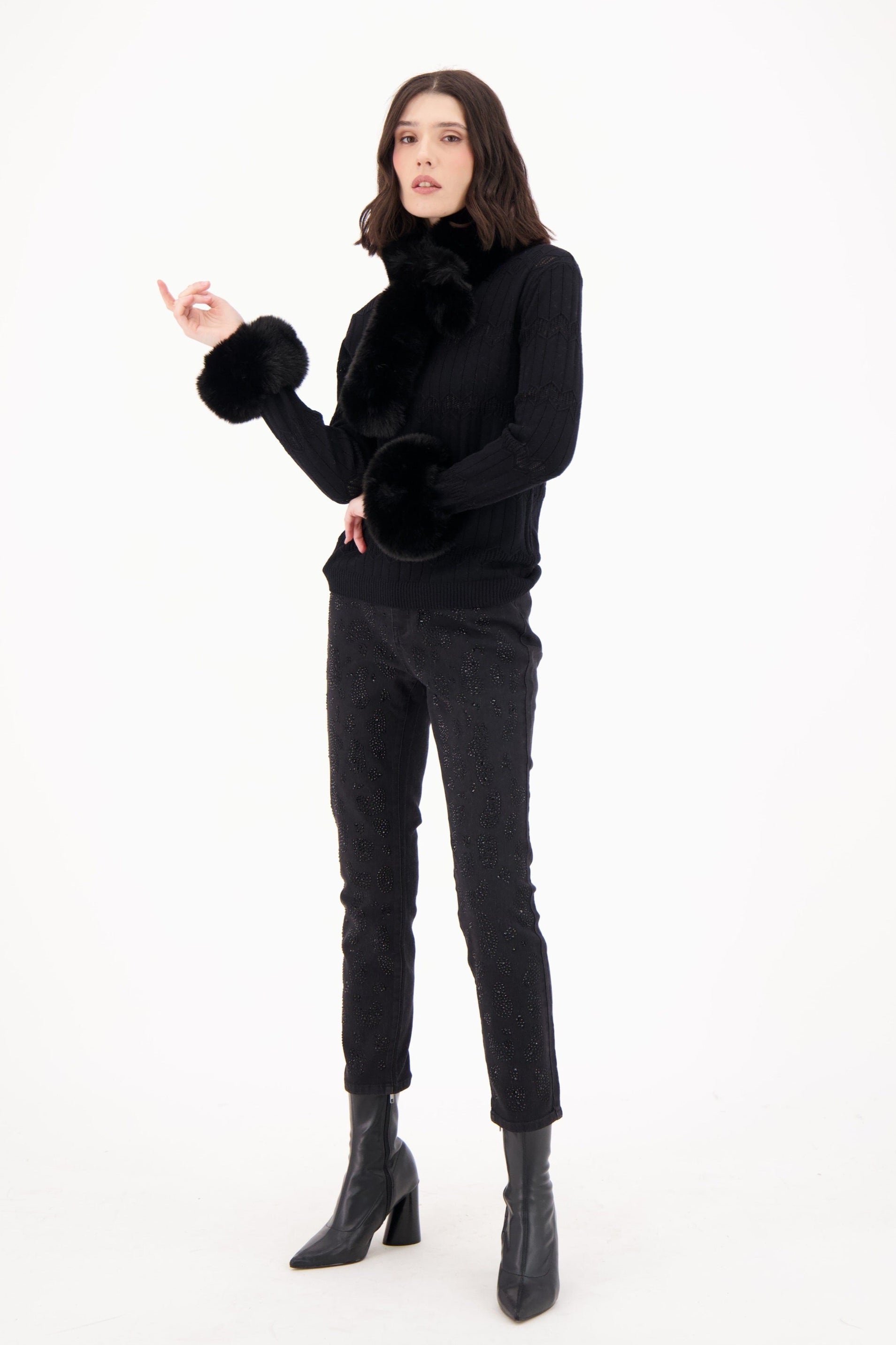 Sparkle Denim Pant